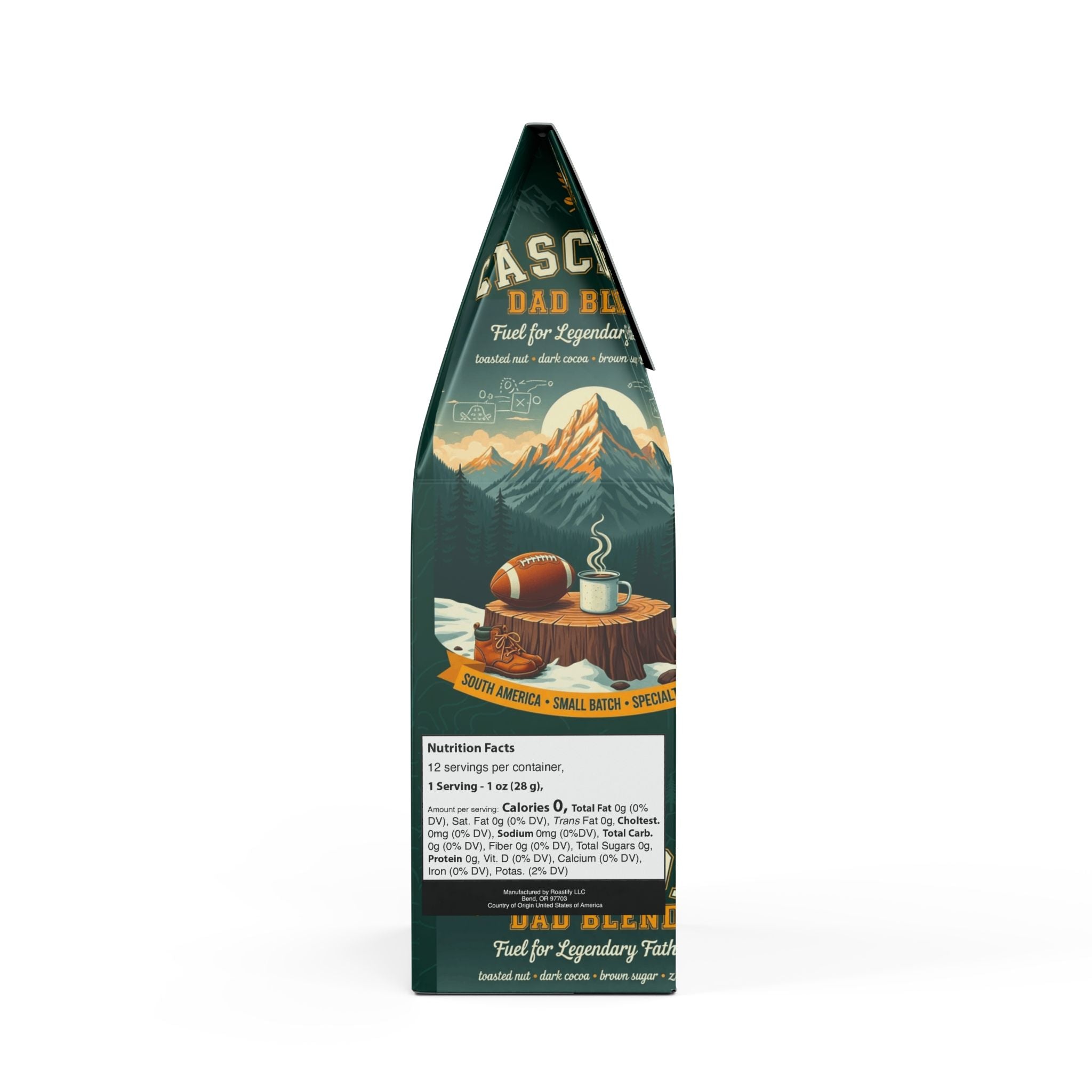 Cascades Dad Blend | Medium-Dark Roast Whole Bean & Ground Coffee (12 oz) – Specialty Grade