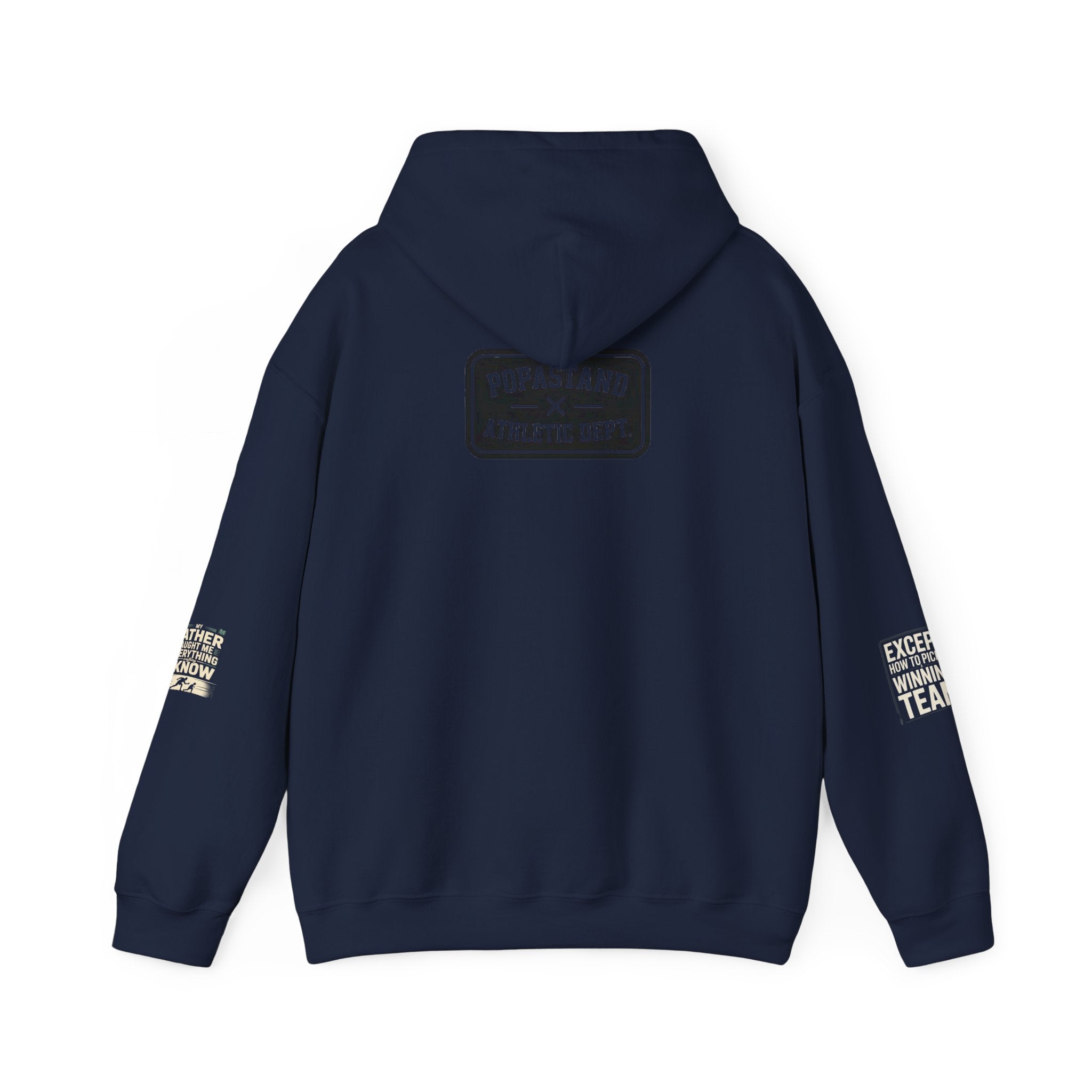 Vintage 1970s College Football Hoodie - Fatherhood is a Contact Sport
