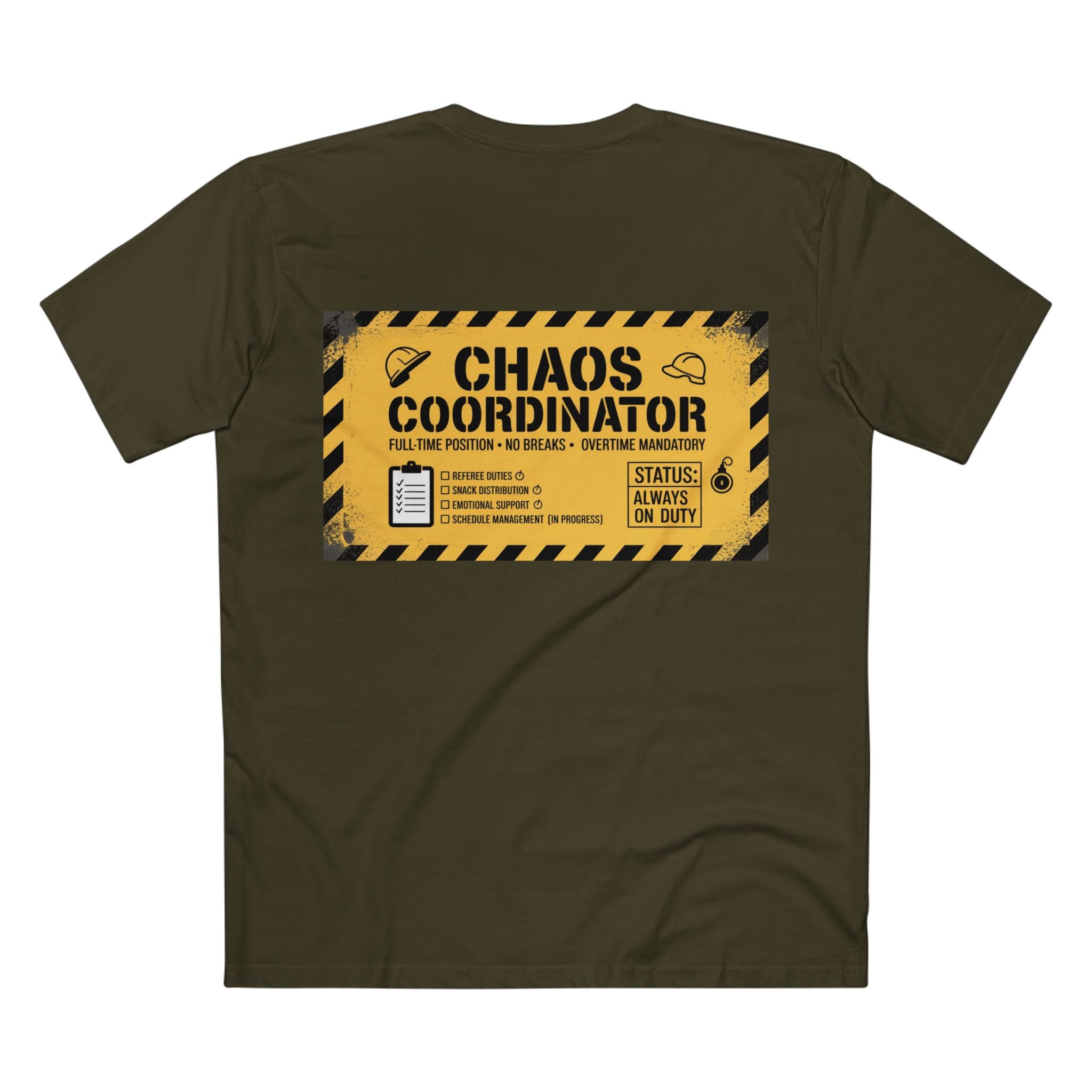 Official Dad Timeout Authorization Tee — "Issued to: Legendary Dad"