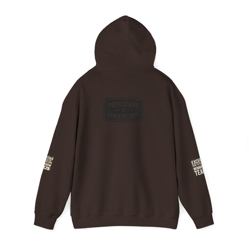 Vintage 1970s College Football Hoodie - Fatherhood is a Contact Sport
