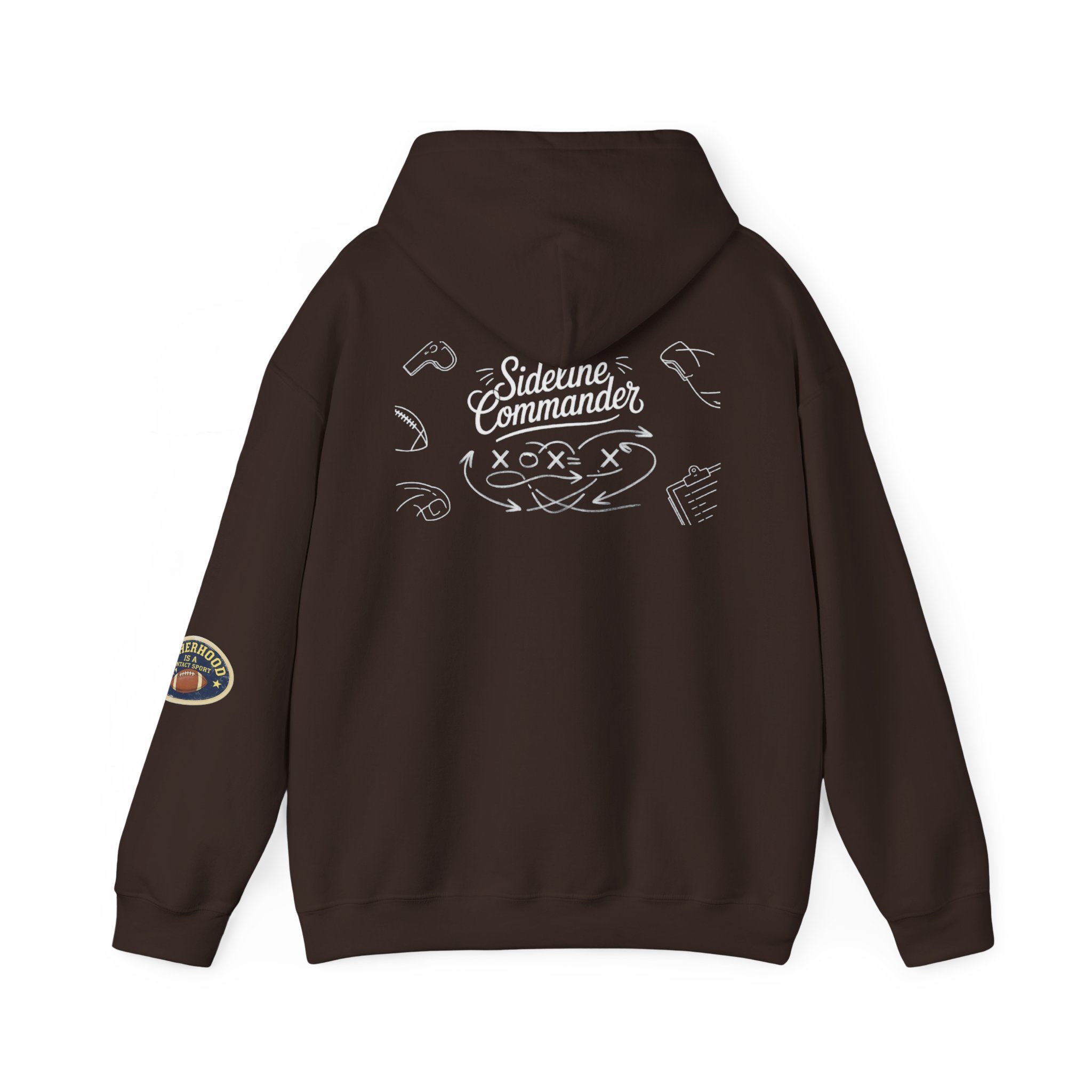 Sideline Commander Sports Parent Playbook  Hoodie — Athletic Team Spirit Sweatshirt