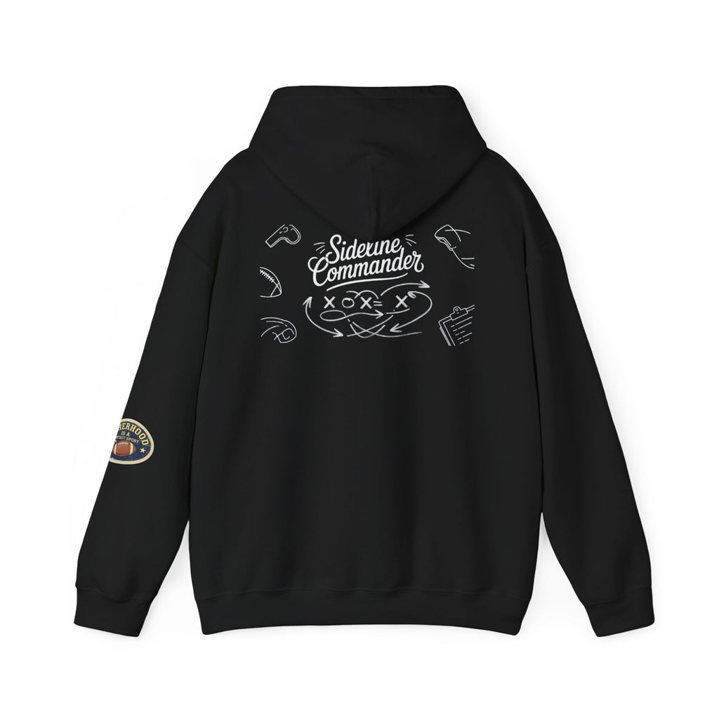 Sideline Commander Sports Parent Playbook  Hoodie — Athletic Team Spirit Sweatshirt