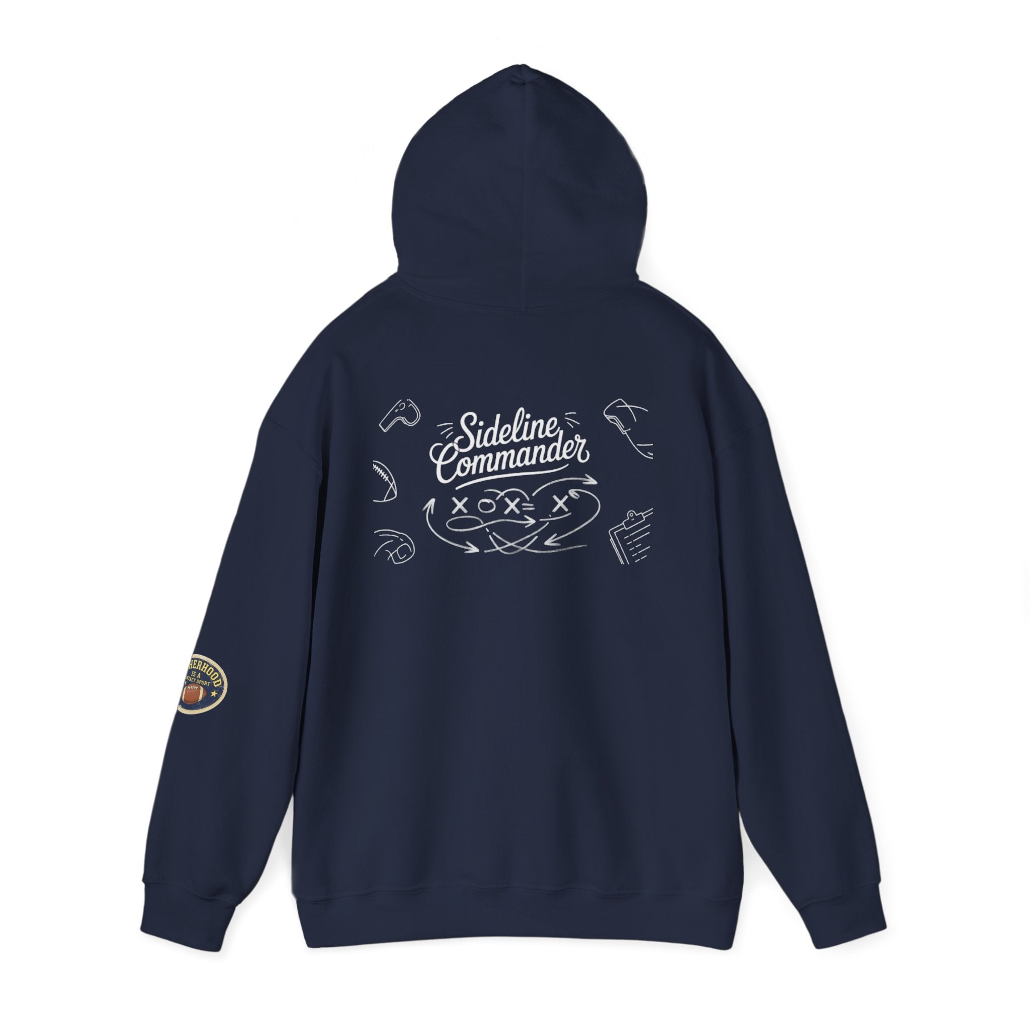Sideline Commander Sports Parent Playbook  Hoodie — Athletic Team Spirit Sweatshirt