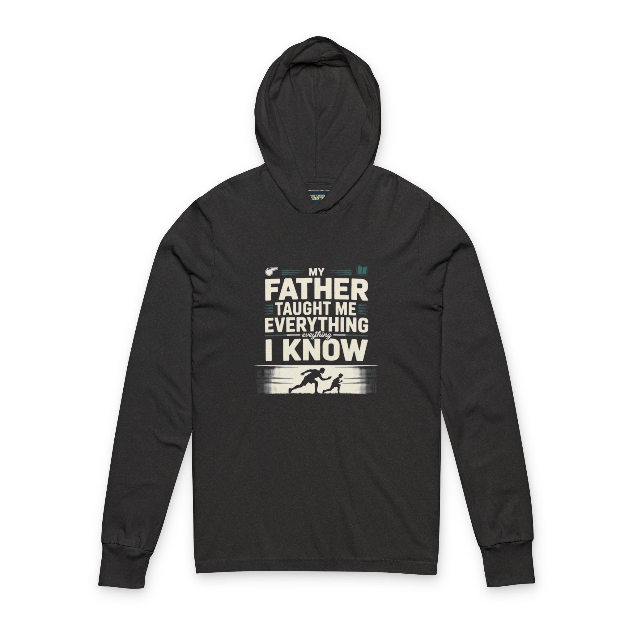 Unisex Hooded Tee - Funny Father-Son Rivalry Design