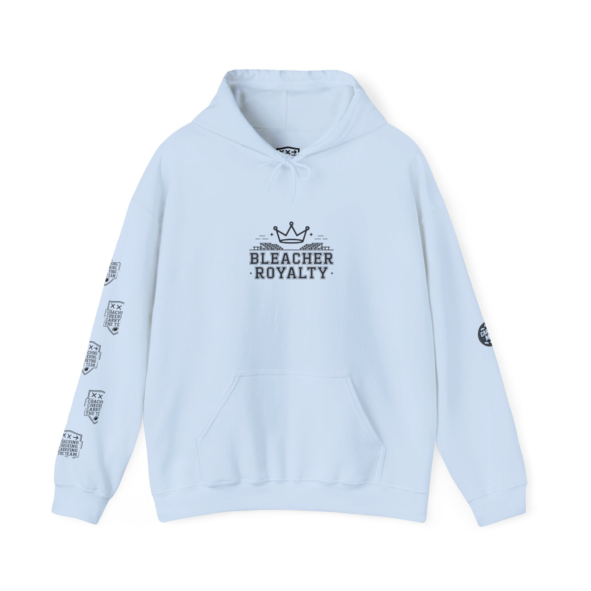 Bleacher Royalty Crown Insignia - Varsity Charm  -  Hooded Sweatshirt
