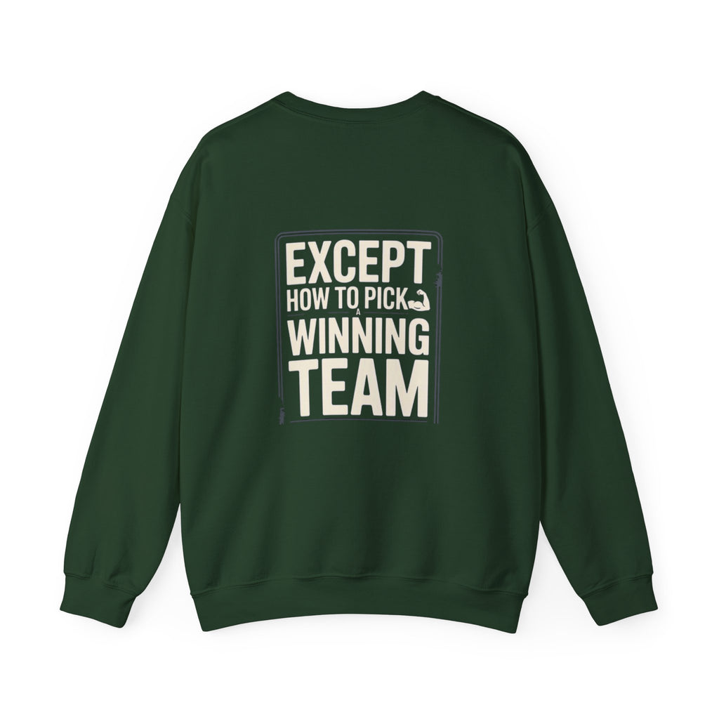 Crewneck Sweatshirt Dad Son Team Rivalry Gift