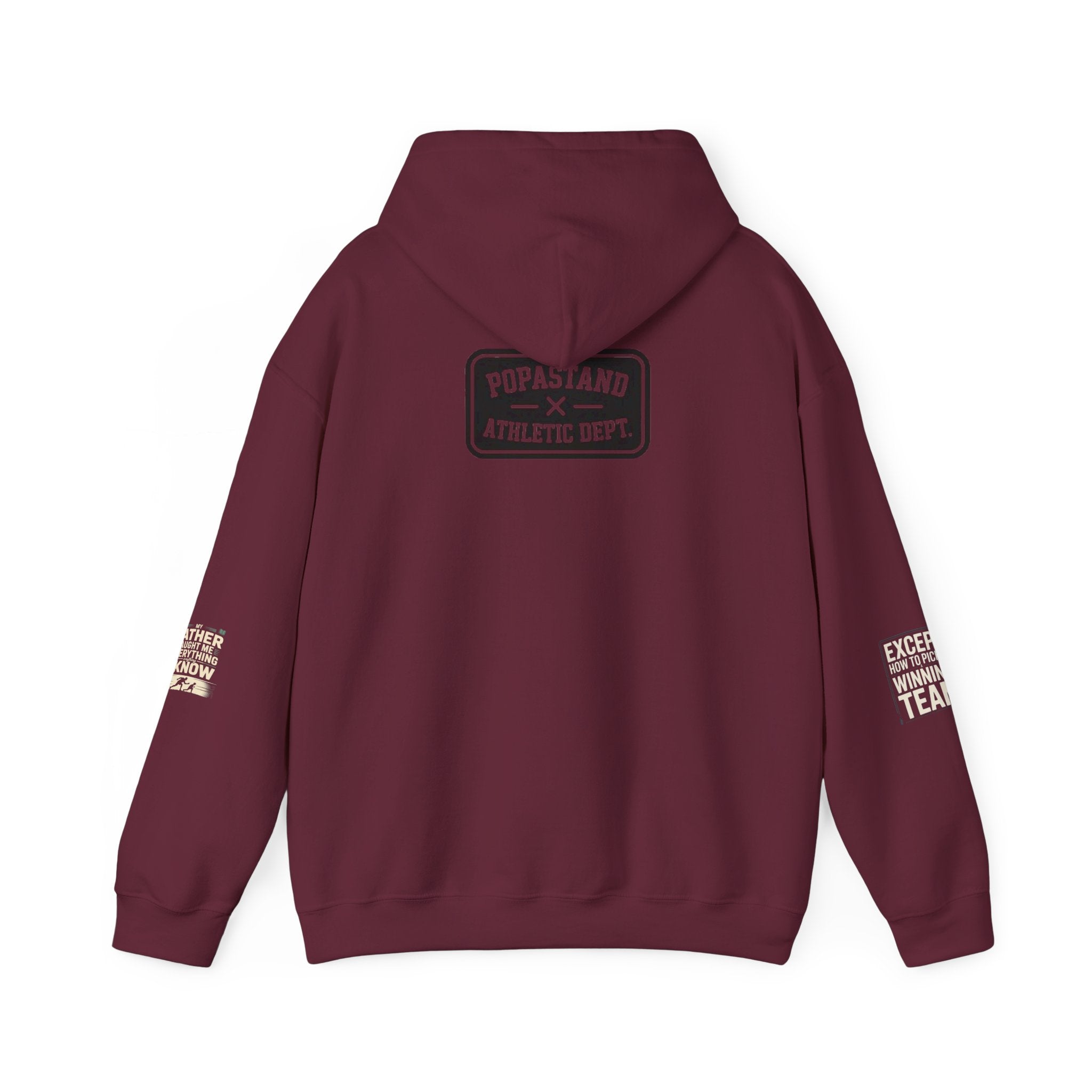 Vintage 1970s College Football Hoodie - Fatherhood is a Contact Sport