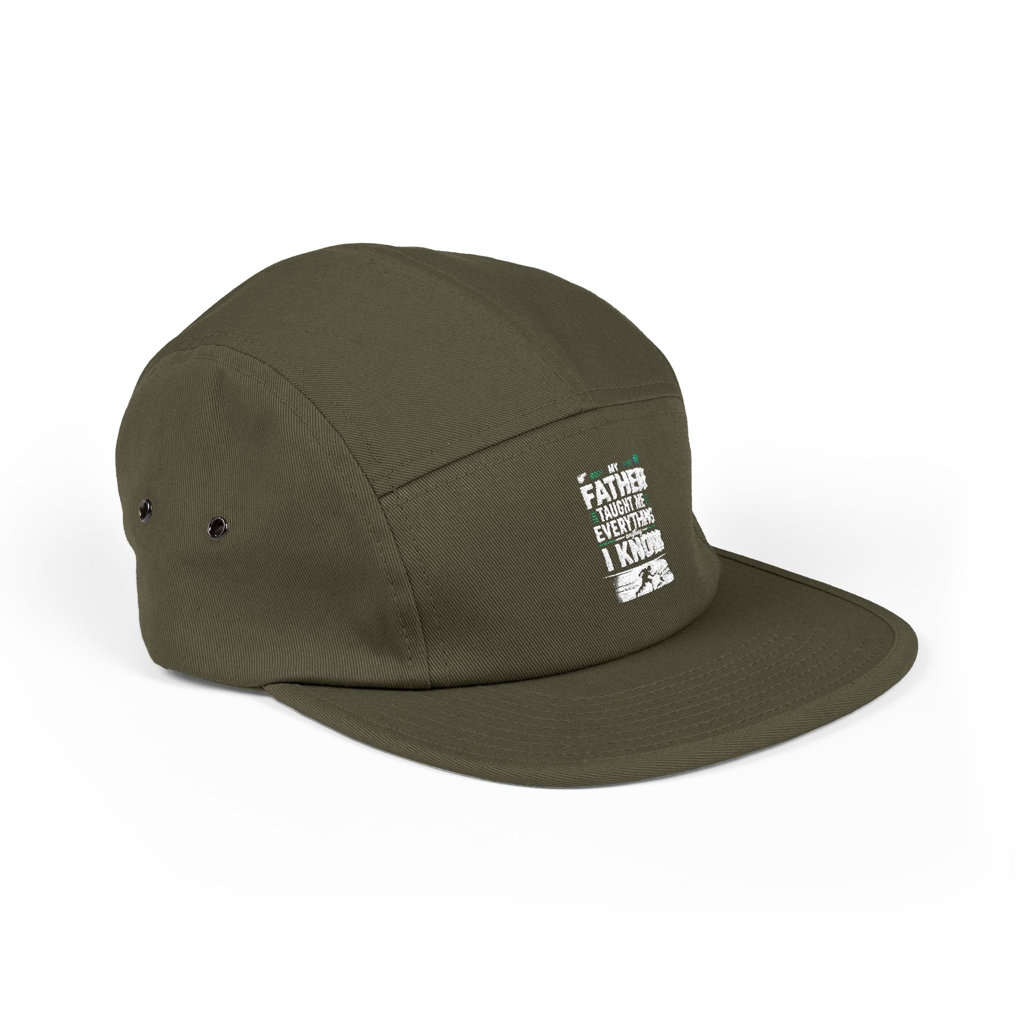 Embroidered 5 Panel Cap - Dad Rivalry Design