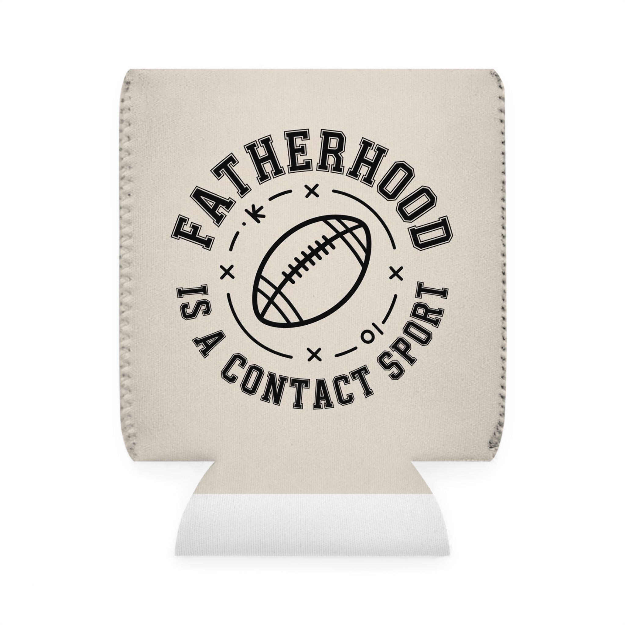 Can Cooler Sleeve - Dad’s Sideline Grill Unit Sports Parody Badge