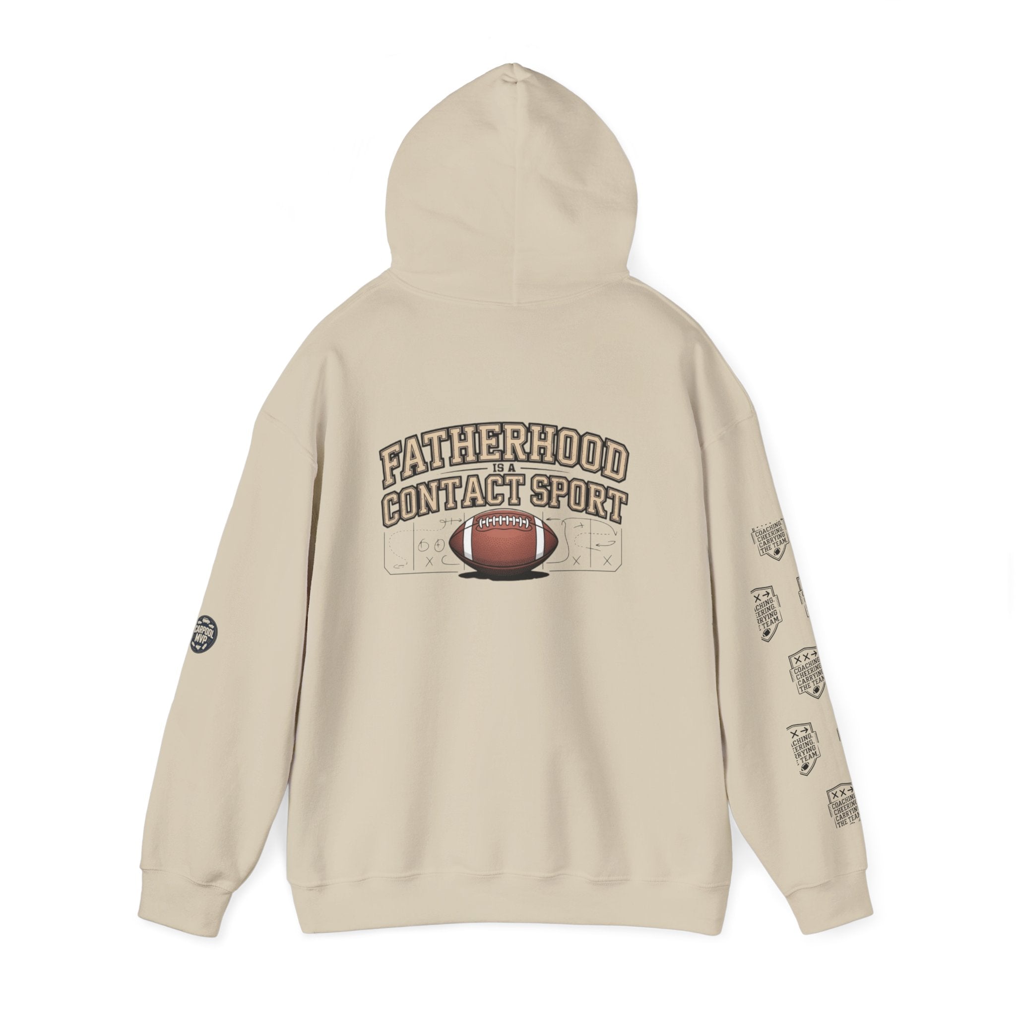 Bleacher Royalty Crown Insignia - Varsity Charm  -  Hooded Sweatshirt
