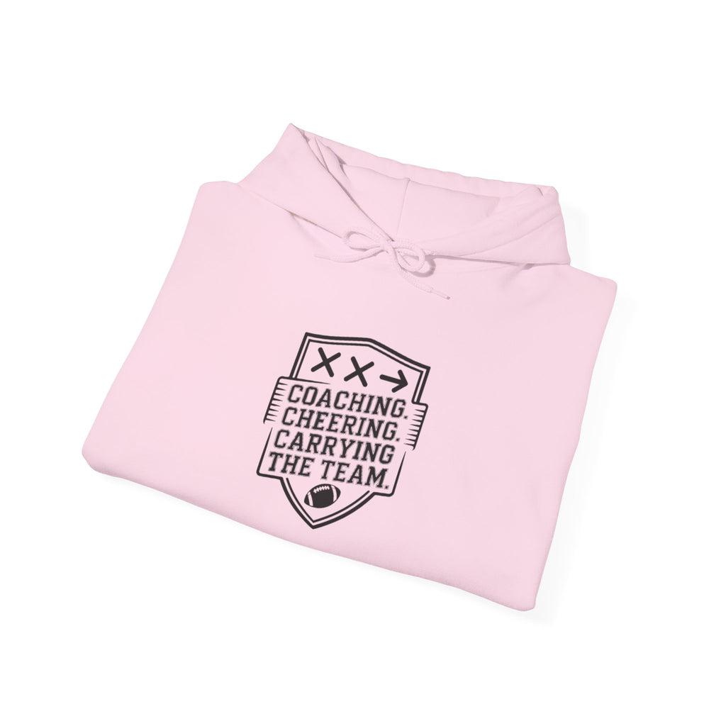Sideline Commander Sports Parent Playbook  Hoodie — Athletic Team Spirit Sweatshirt