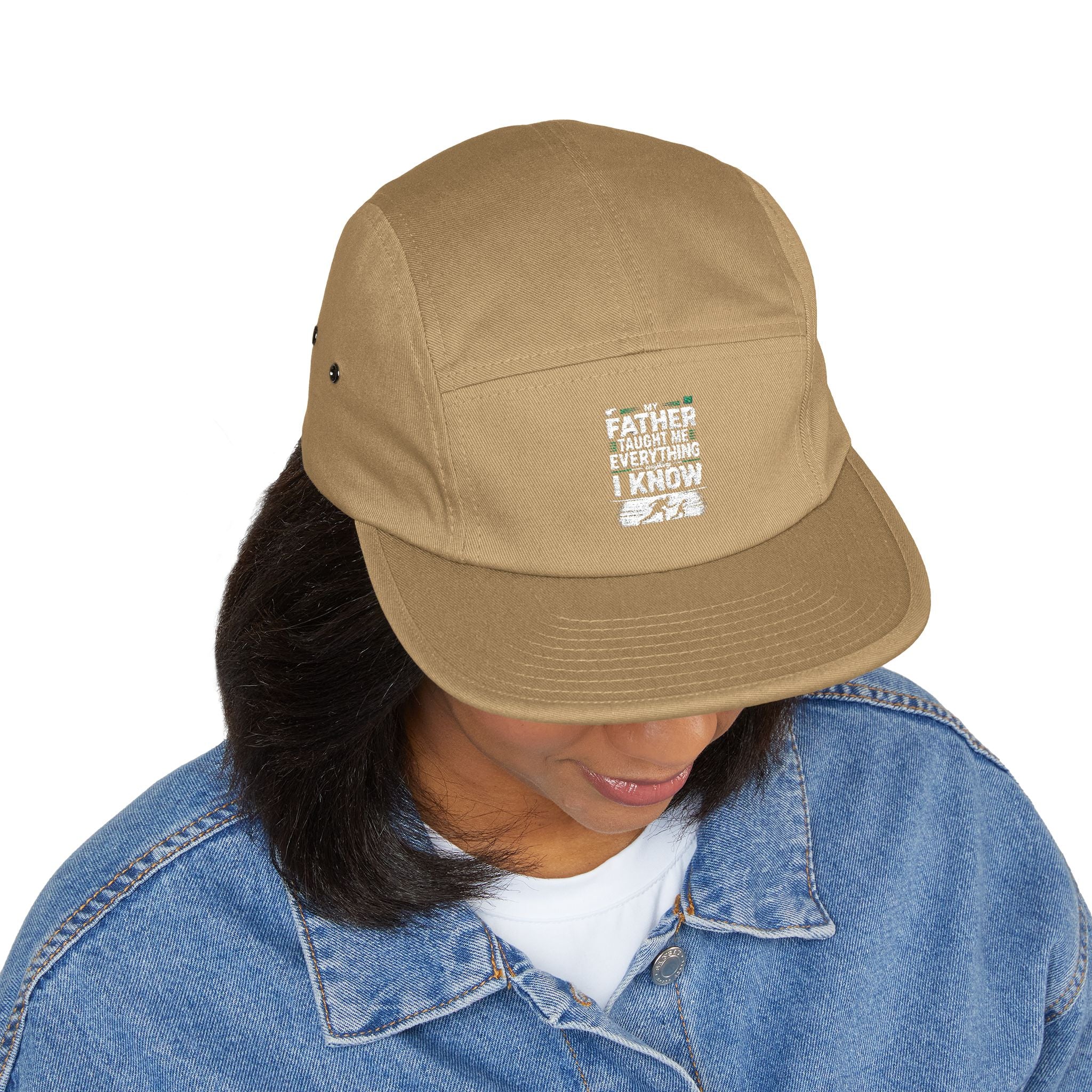 Embroidered 5 Panel Cap - Dad Rivalry Design