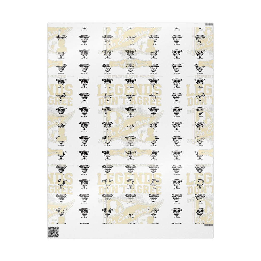 Gift Wrap - Fatherhood Contact Sport Design