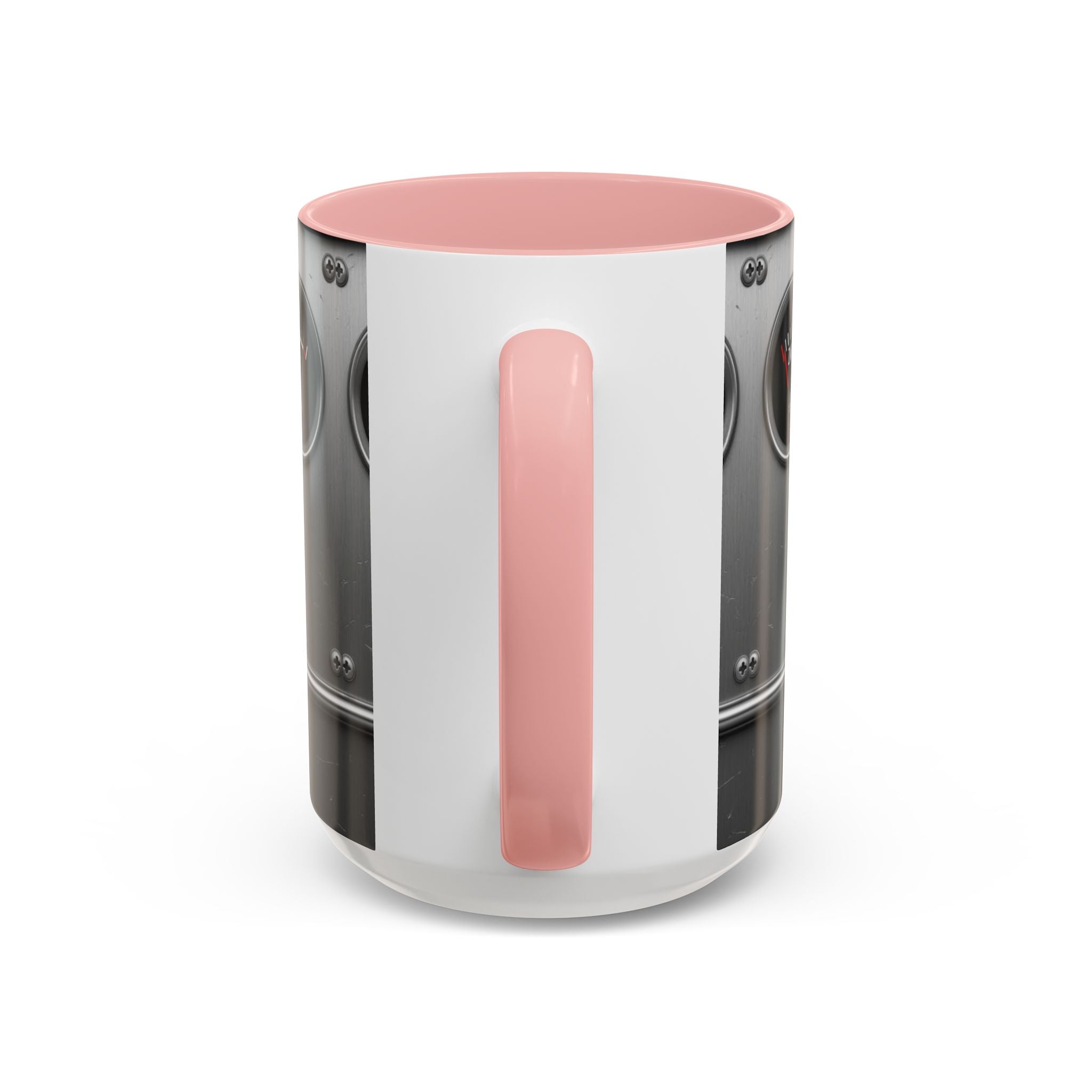 Accent Coffee Mug — "Premium Dad Fuel: Legendary Dad Mode Activated" Vintage Gauge Design