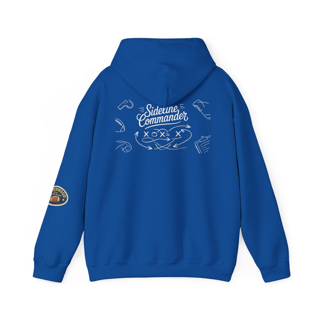 Sideline Commander Sports Parent Playbook  Hoodie — Athletic Team Spirit Sweatshirt