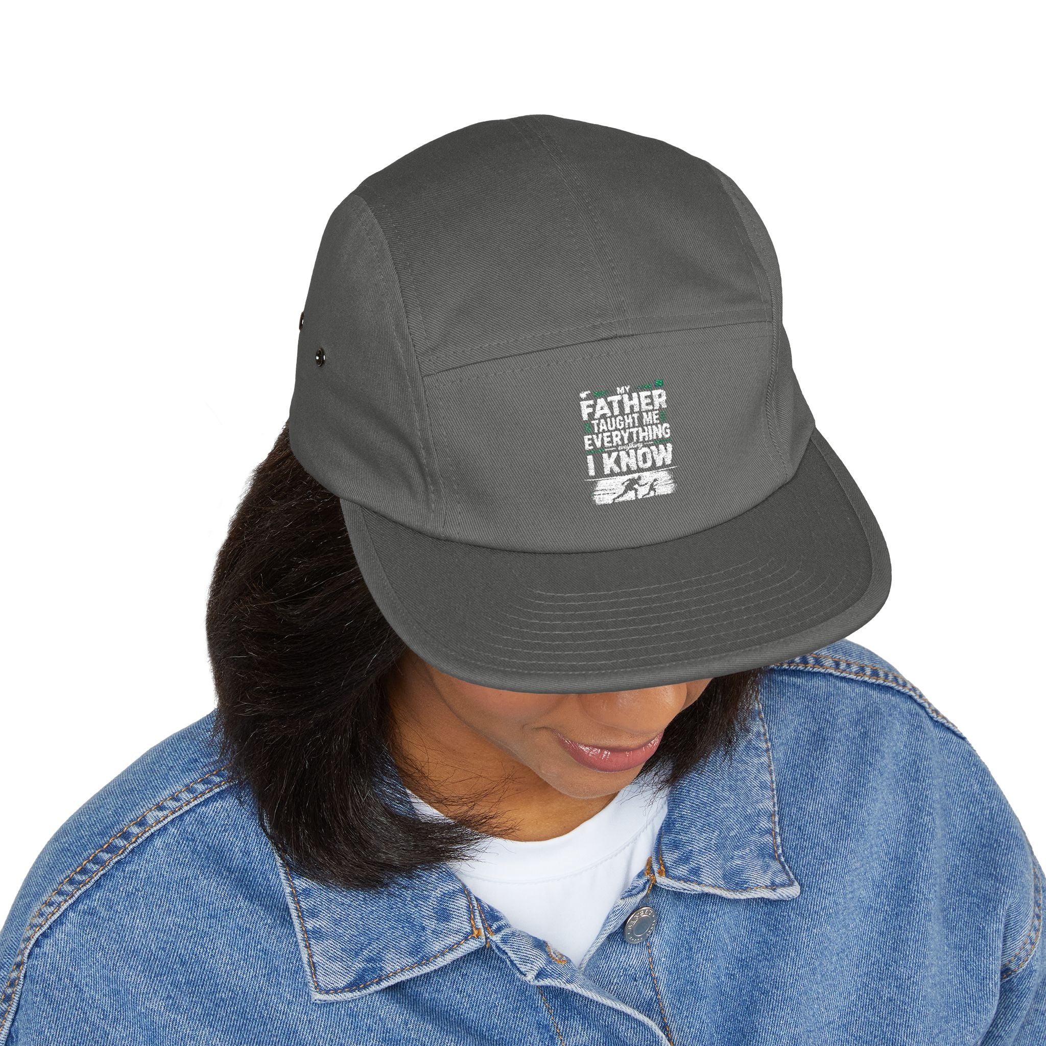 Embroidered 5 Panel Cap - Dad Rivalry Design