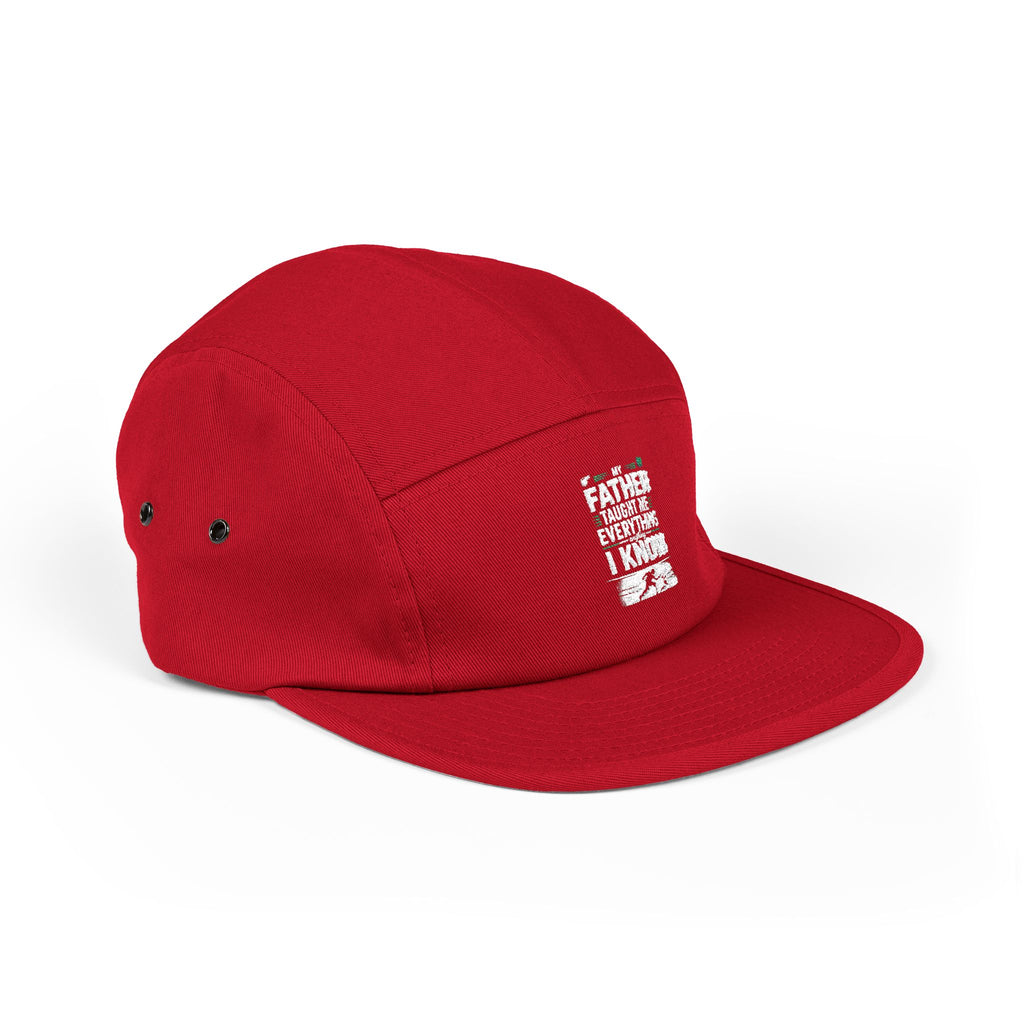 Embroidered 5 Panel Cap - Dad Rivalry Design