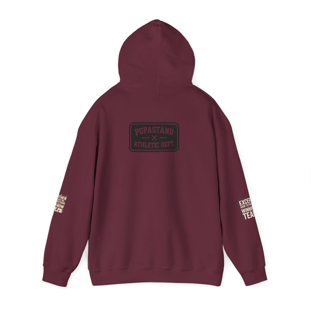 Vintage 1970s College Football Hoodie - Fatherhood is a Contact Sport