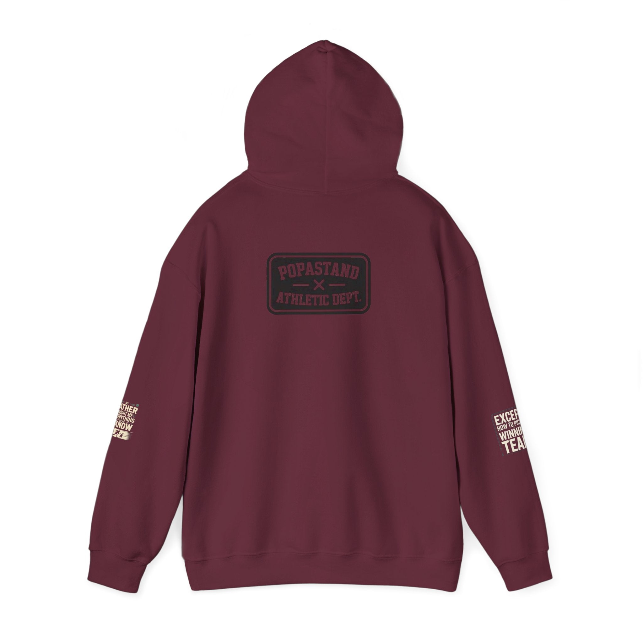 Vintage 1970s College Football Hoodie - Fatherhood is a Contact Sport