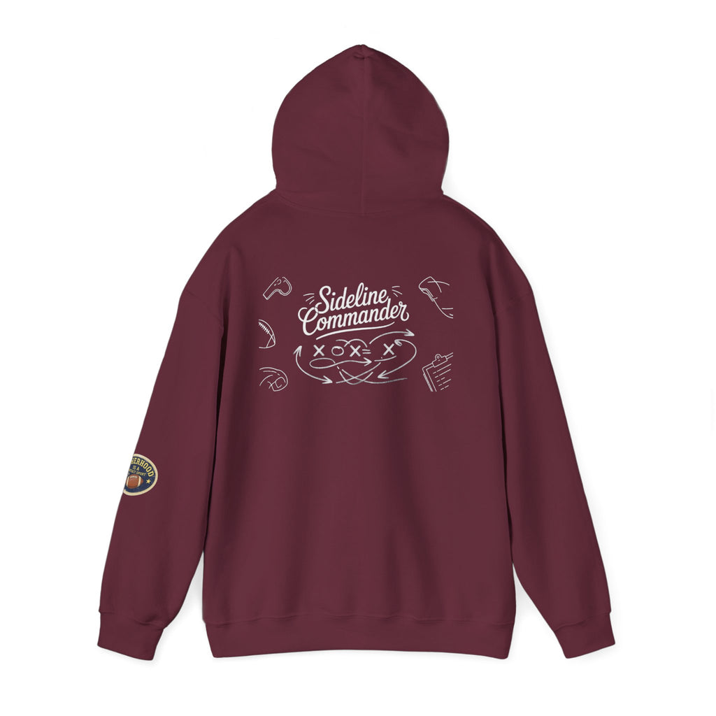 Sideline Commander Sports Parent Playbook  Hoodie — Athletic Team Spirit Sweatshirt