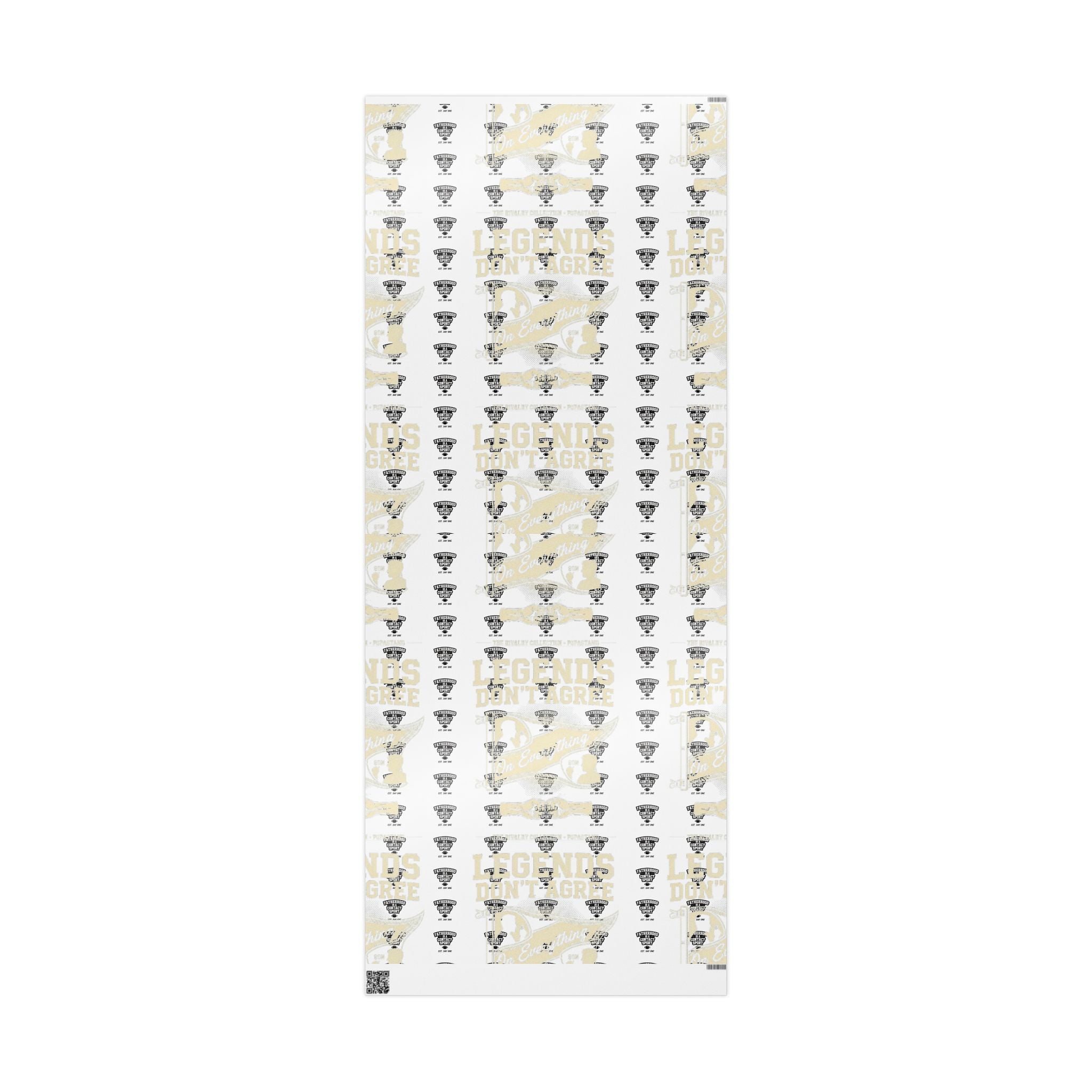 Gift Wrap - Fatherhood Contact Sport Design