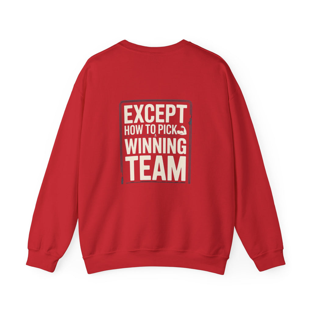 Crewneck Sweatshirt Dad Son Team Rivalry Gift