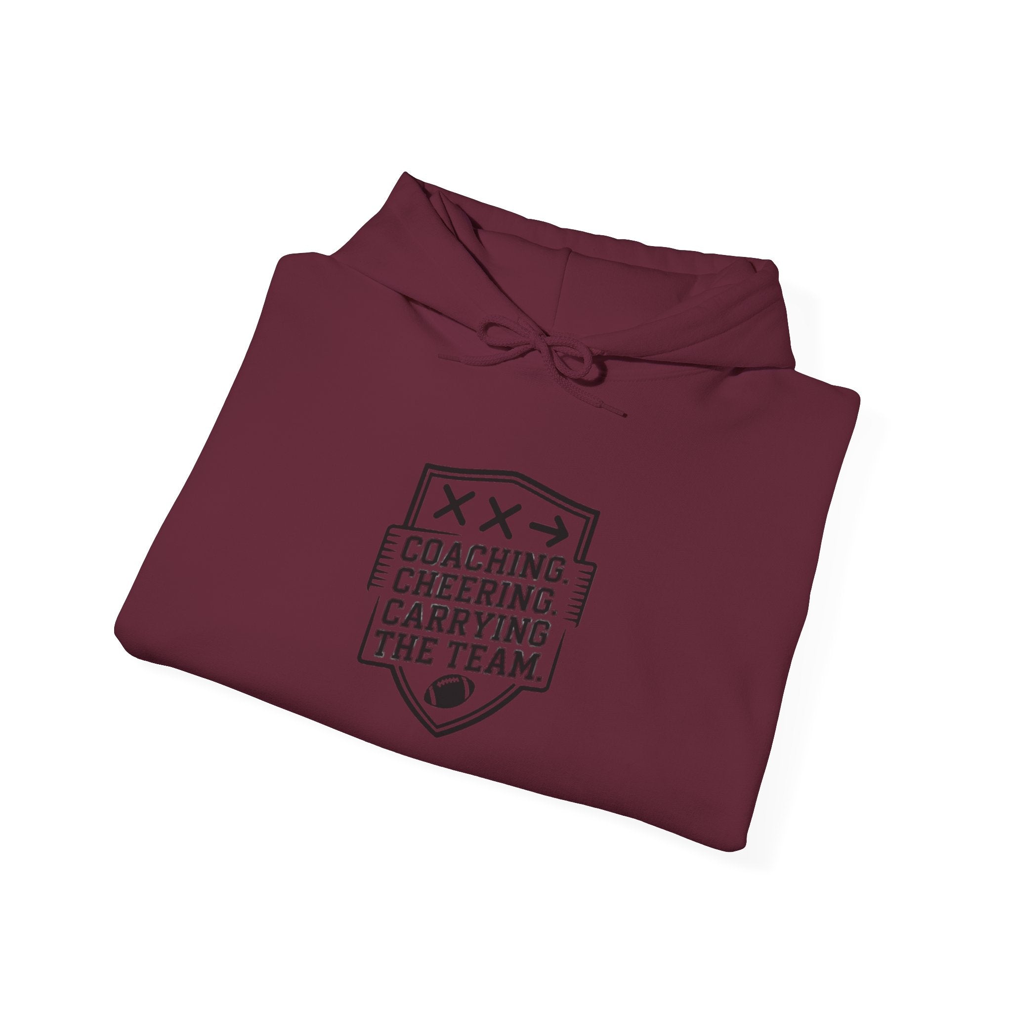 Sideline Commander Sports Parent Playbook  Hoodie — Athletic Team Spirit Sweatshirt