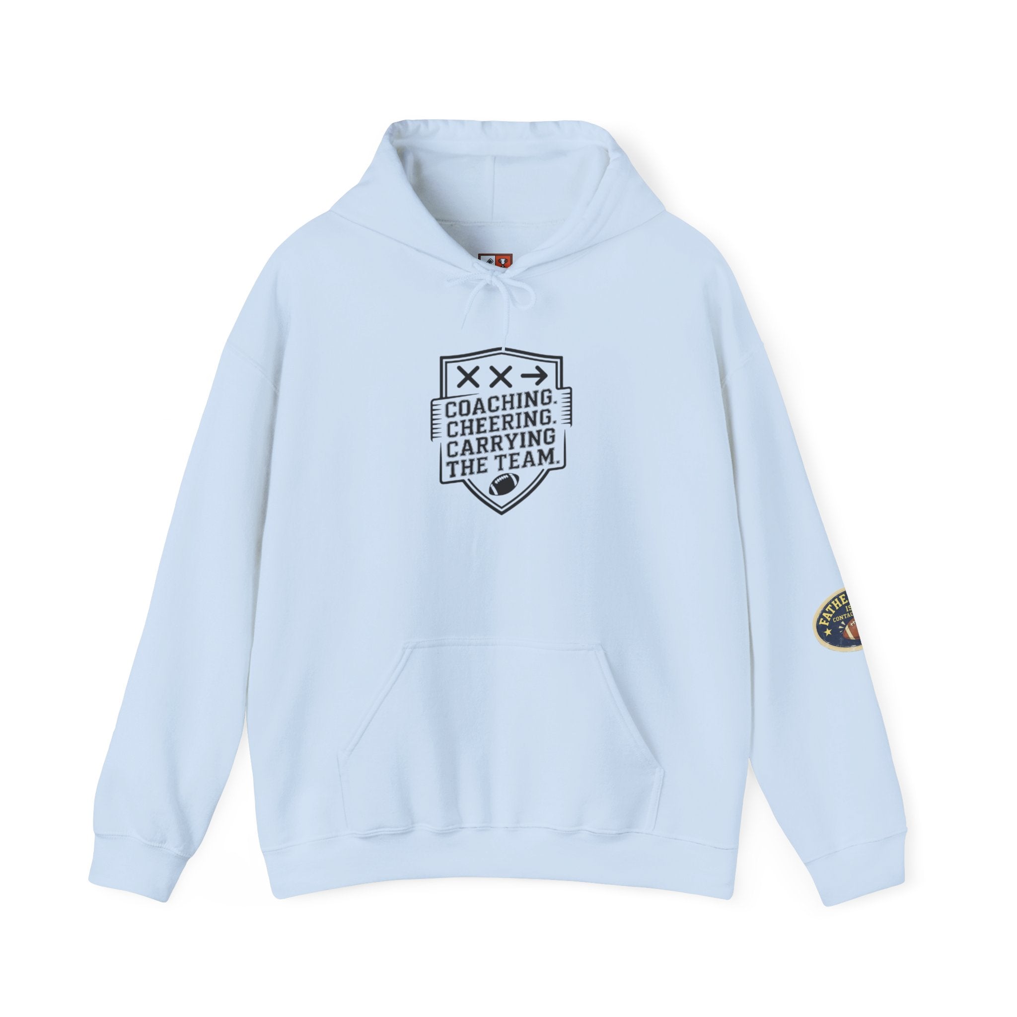 Sideline Commander Sports Parent Playbook  Hoodie — Athletic Team Spirit Sweatshirt