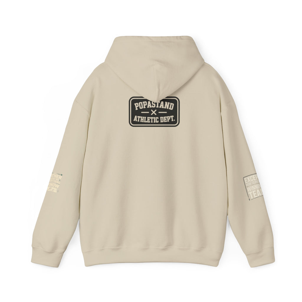 Vintage 1970s College Football Hoodie - Fatherhood is a Contact Sport