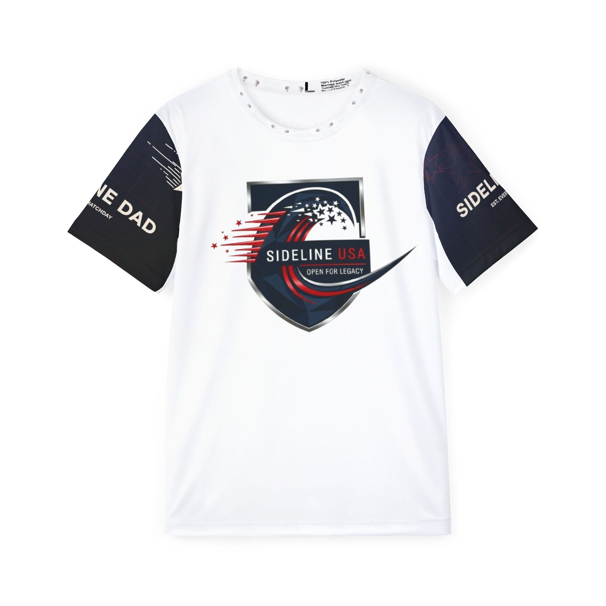 Patriotic World Cup 2026 Men’s Sports Jersey — Sideline USA Performance Team Tee