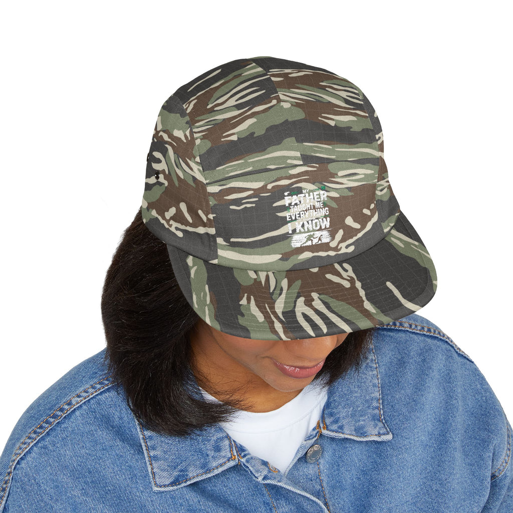 Embroidered 5 Panel Cap - Dad Rivalry Design