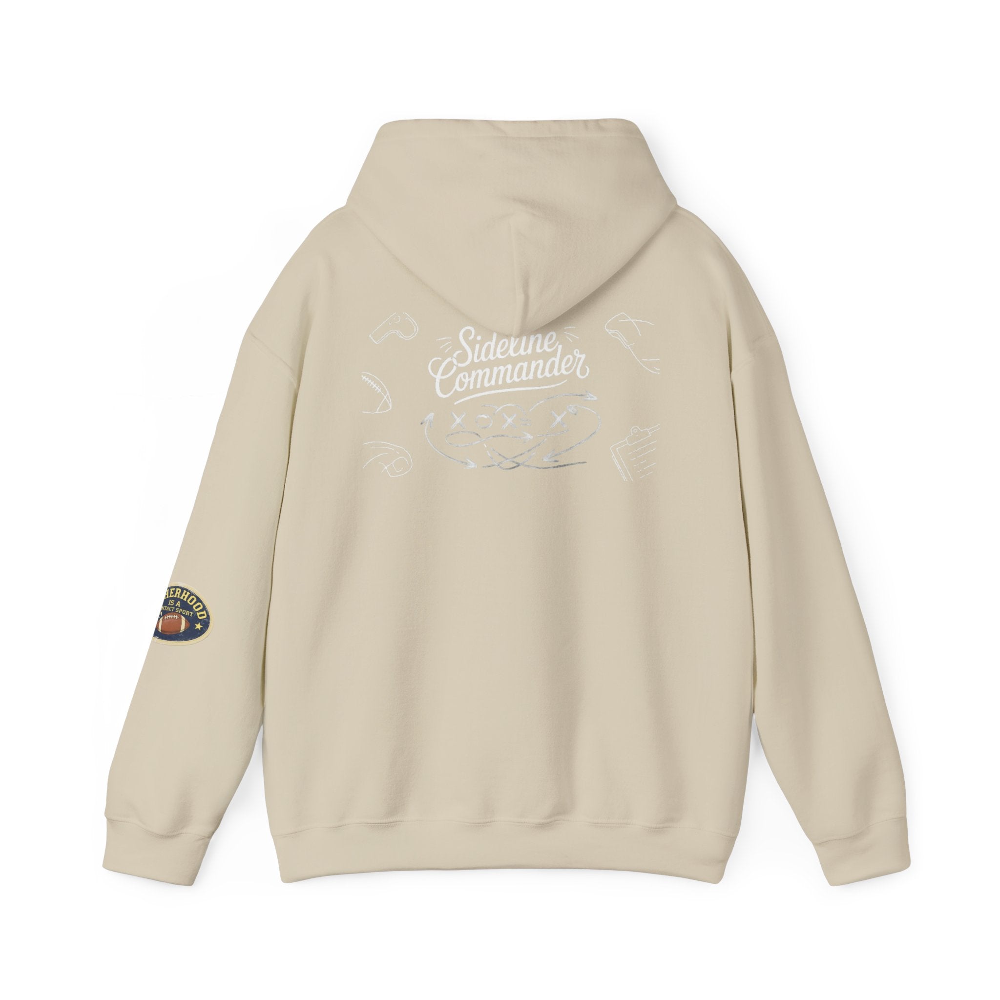 Sideline Commander Sports Parent Playbook  Hoodie — Athletic Team Spirit Sweatshirt