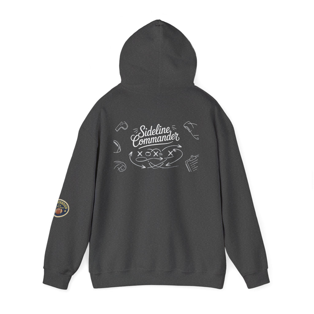 Sideline Commander Sports Parent Playbook  Hoodie — Athletic Team Spirit Sweatshirt
