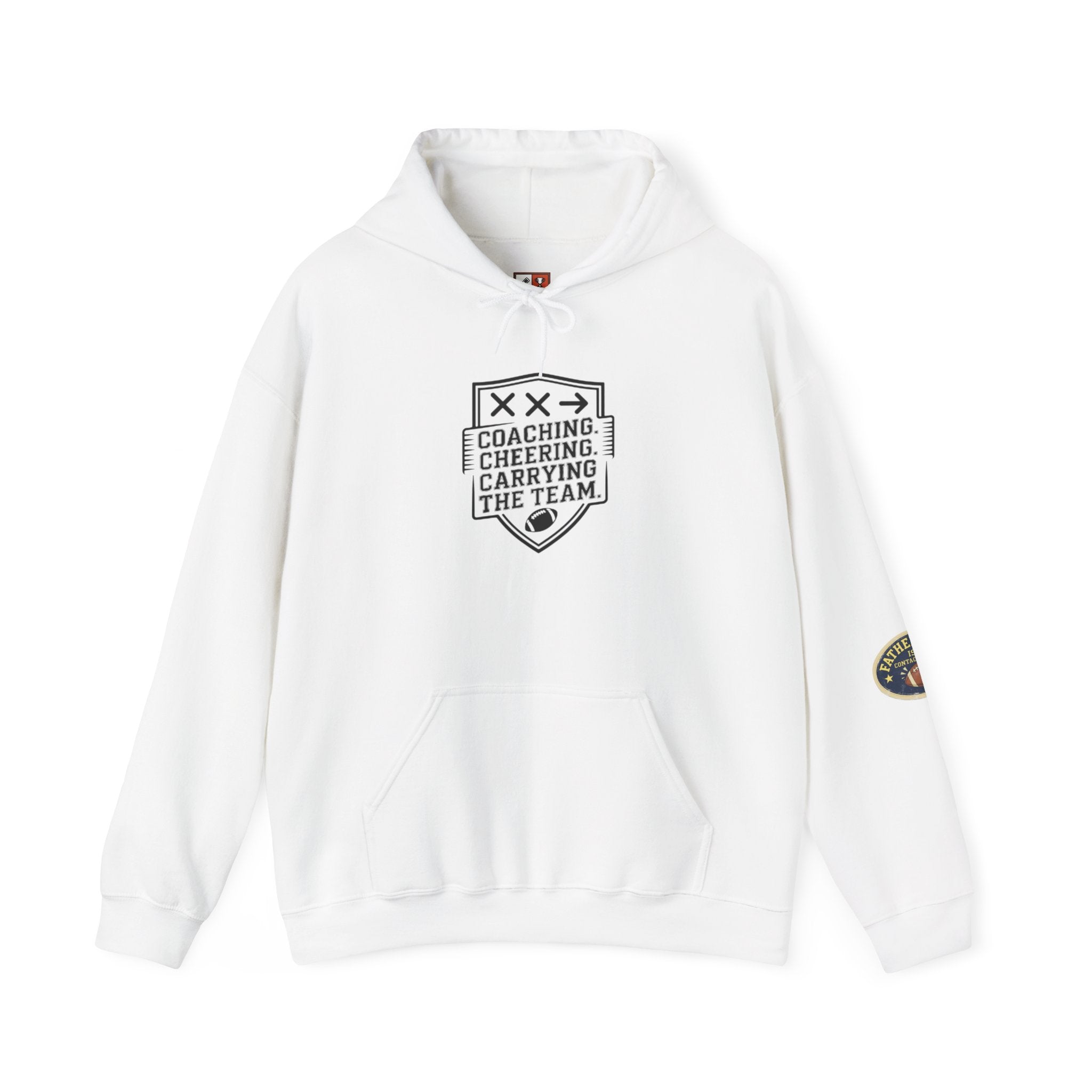 Sideline Commander Sports Parent Playbook  Hoodie — Athletic Team Spirit Sweatshirt