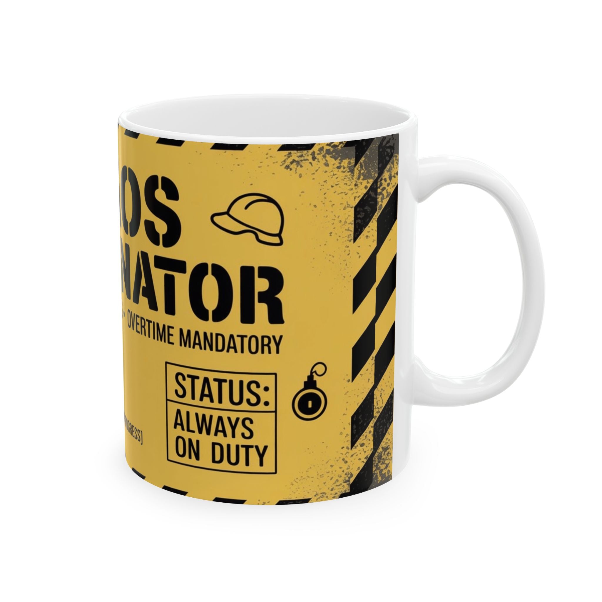 Chaos Coordinator Ceramic Mug — Funny Office Coffee Cup (11oz/15oz)