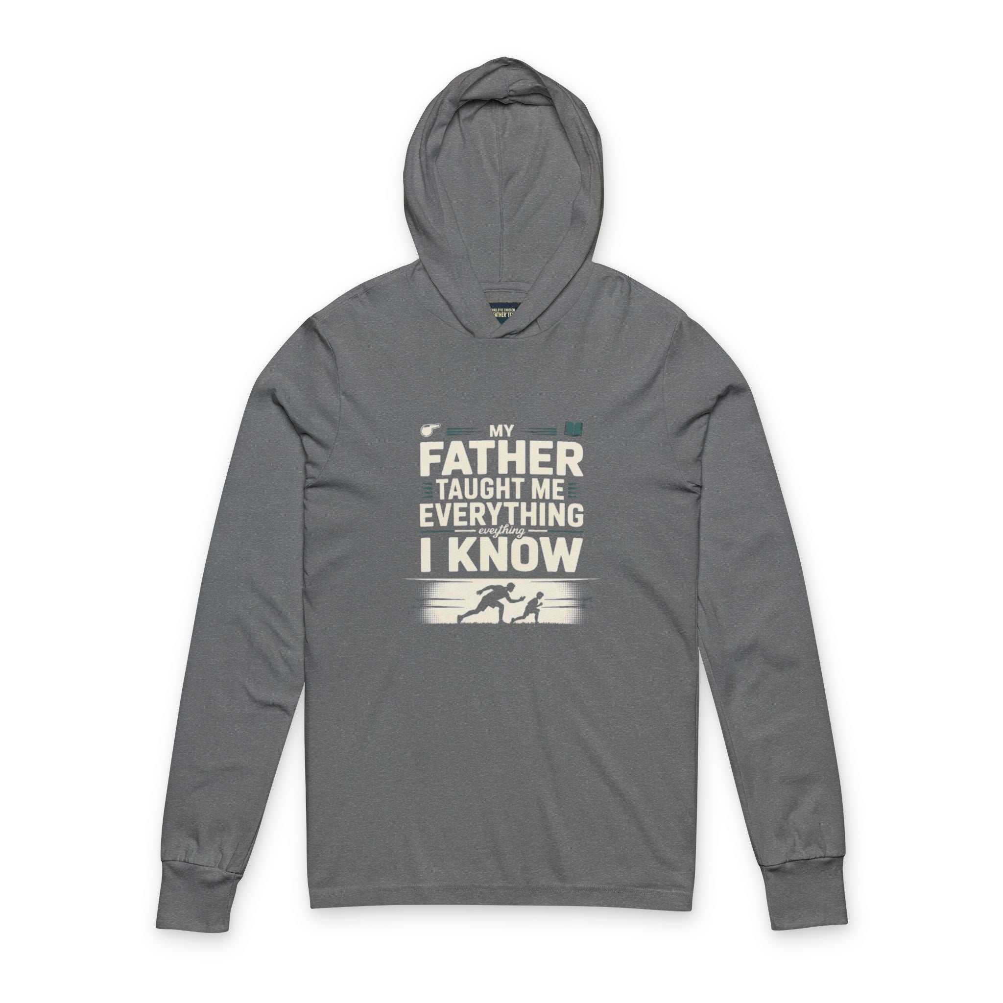 Unisex Hooded Tee - Funny Father-Son Rivalry Design