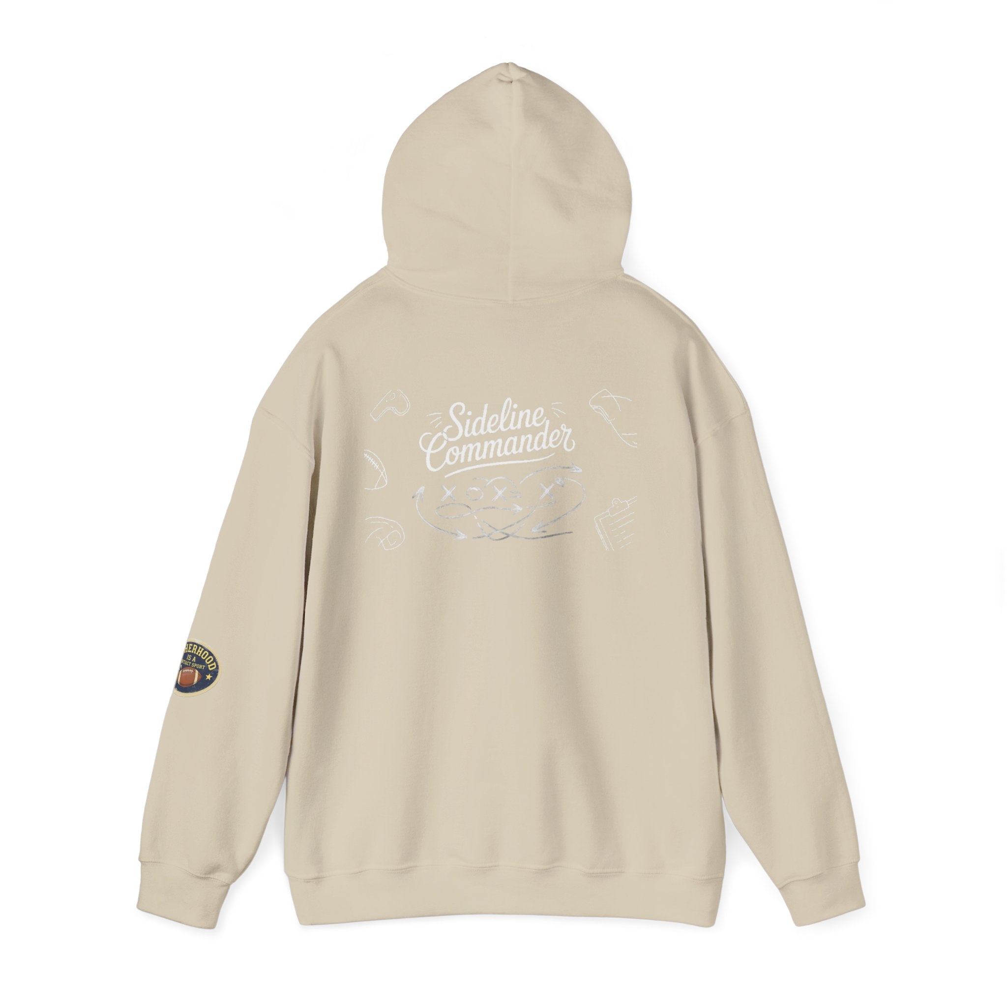 Sideline Commander Sports Parent Playbook  Hoodie — Athletic Team Spirit Sweatshirt