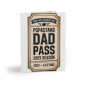 Greeting Cards Set Gold Foil Style - POPASTAND DAD PASS 2025 Season