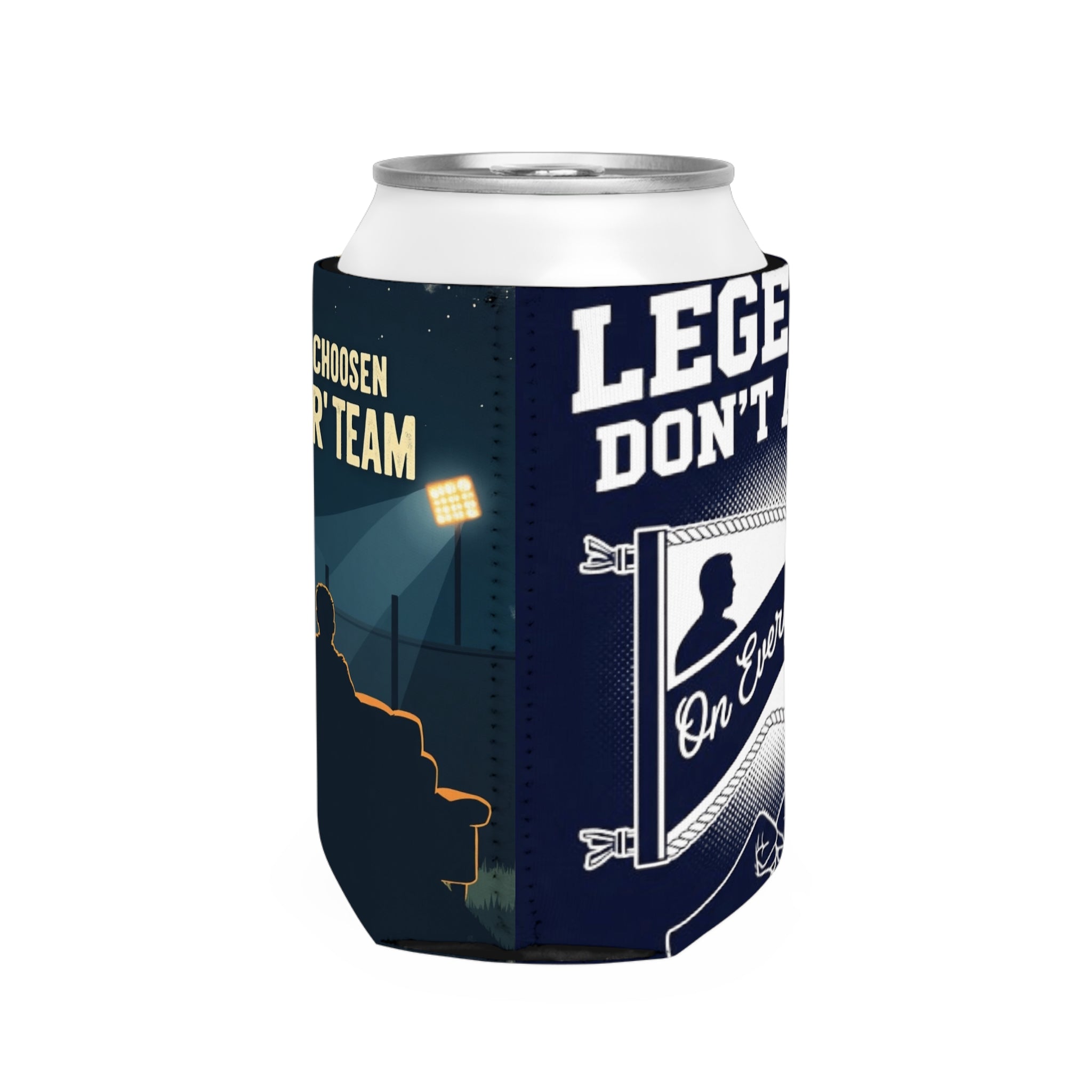 Father vs Son Sports Rivalry Can Cooler Sleeve