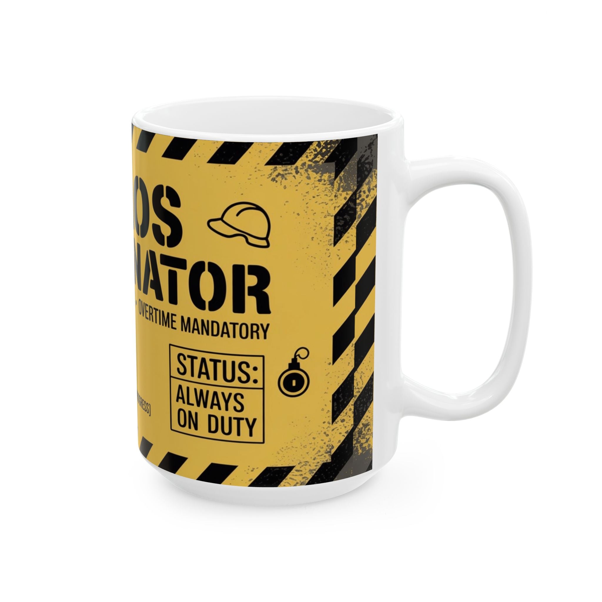 Chaos Coordinator Ceramic Mug — Funny Office Coffee Cup (11oz/15oz)