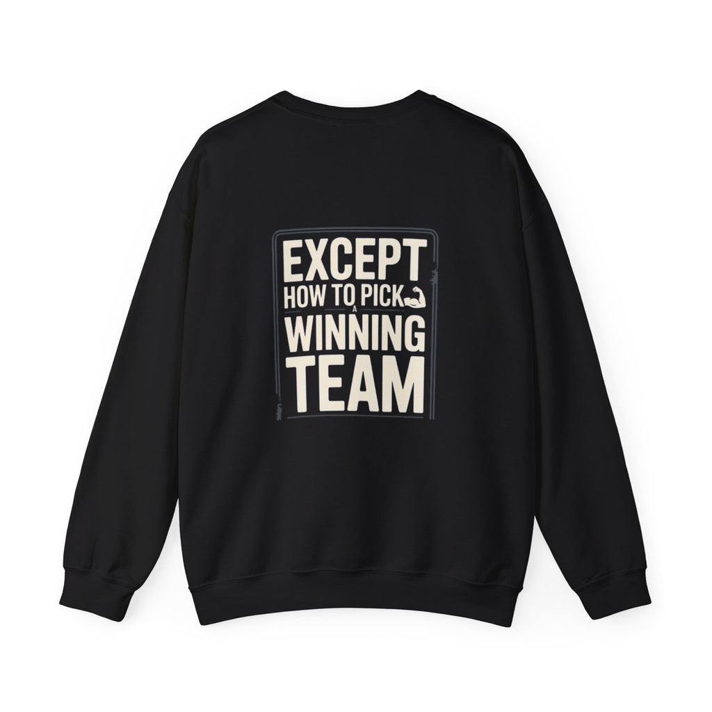 Crewneck Sweatshirt Dad Son Team Rivalry Gift