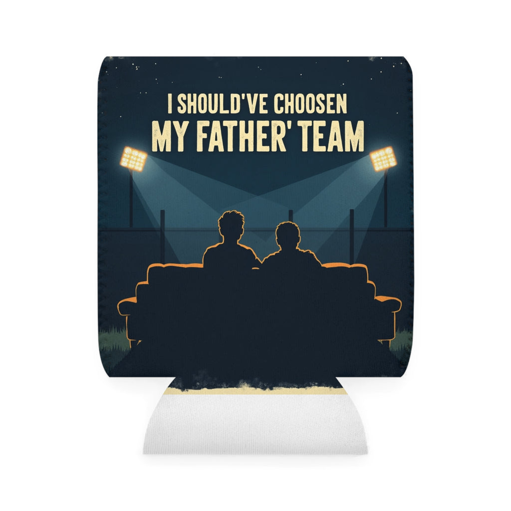Father vs Son Sports Rivalry Can Cooler Sleeve