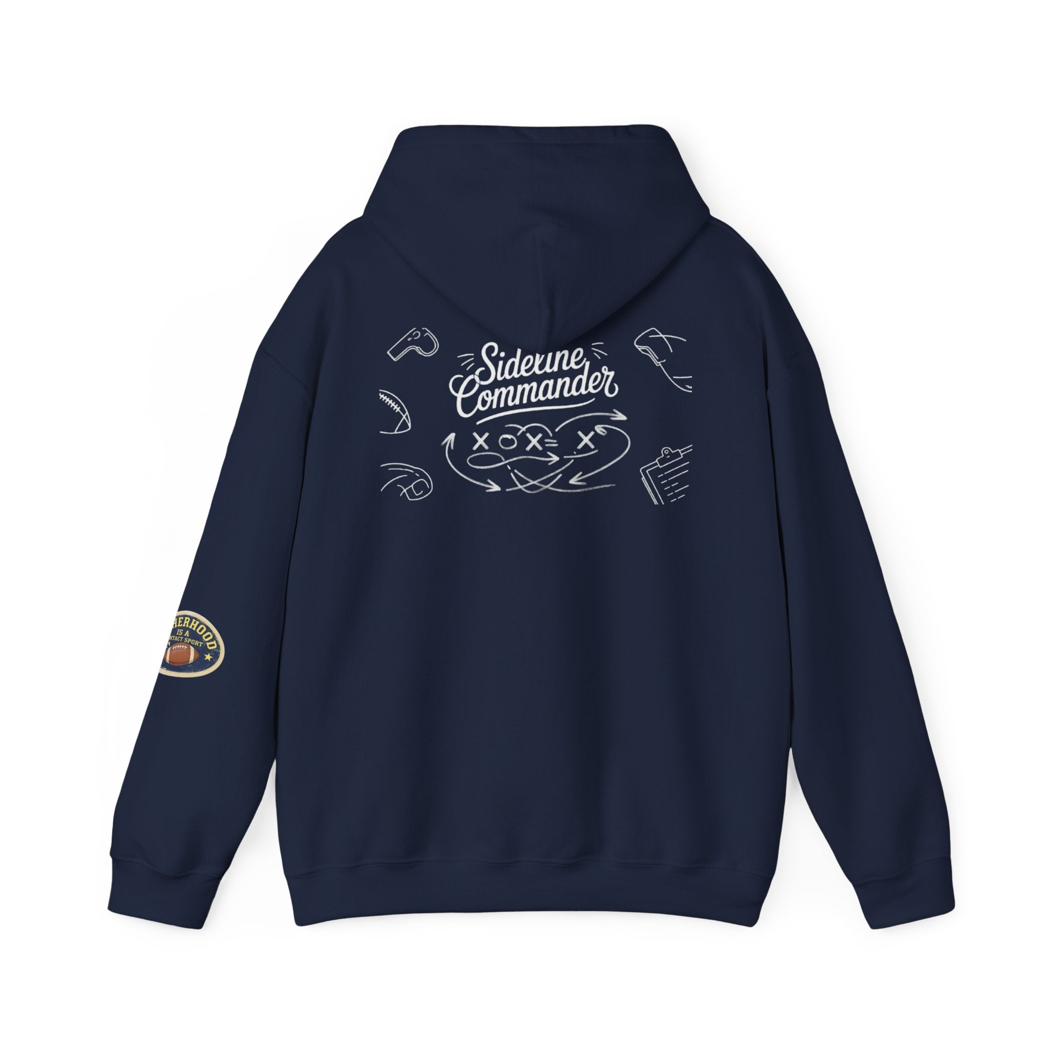 Sideline Commander Sports Parent Playbook  Hoodie — Athletic Team Spirit Sweatshirt