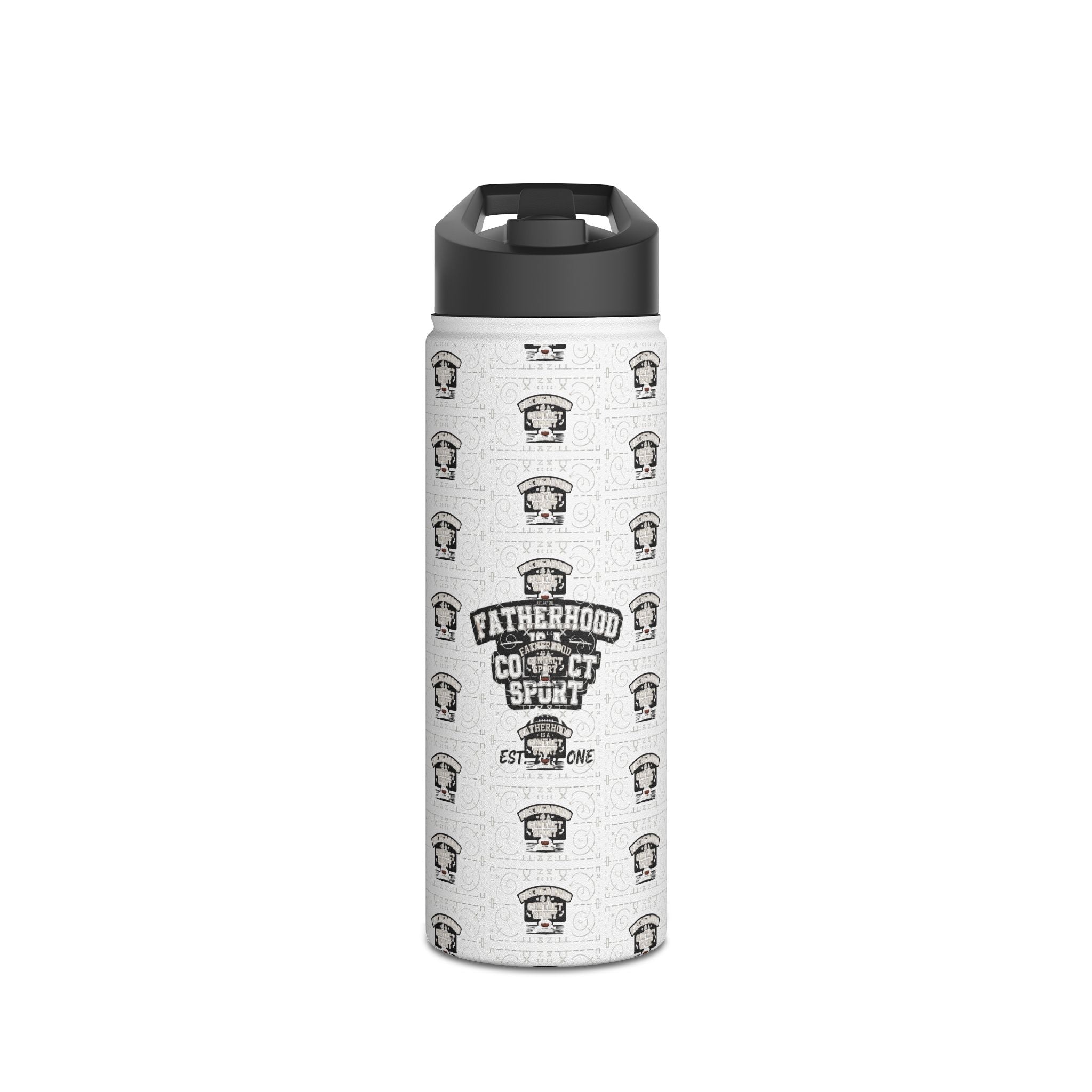 Fatherhood Is a Contact Sport Stainless Steel Water Bottle — Father’s Day Gift