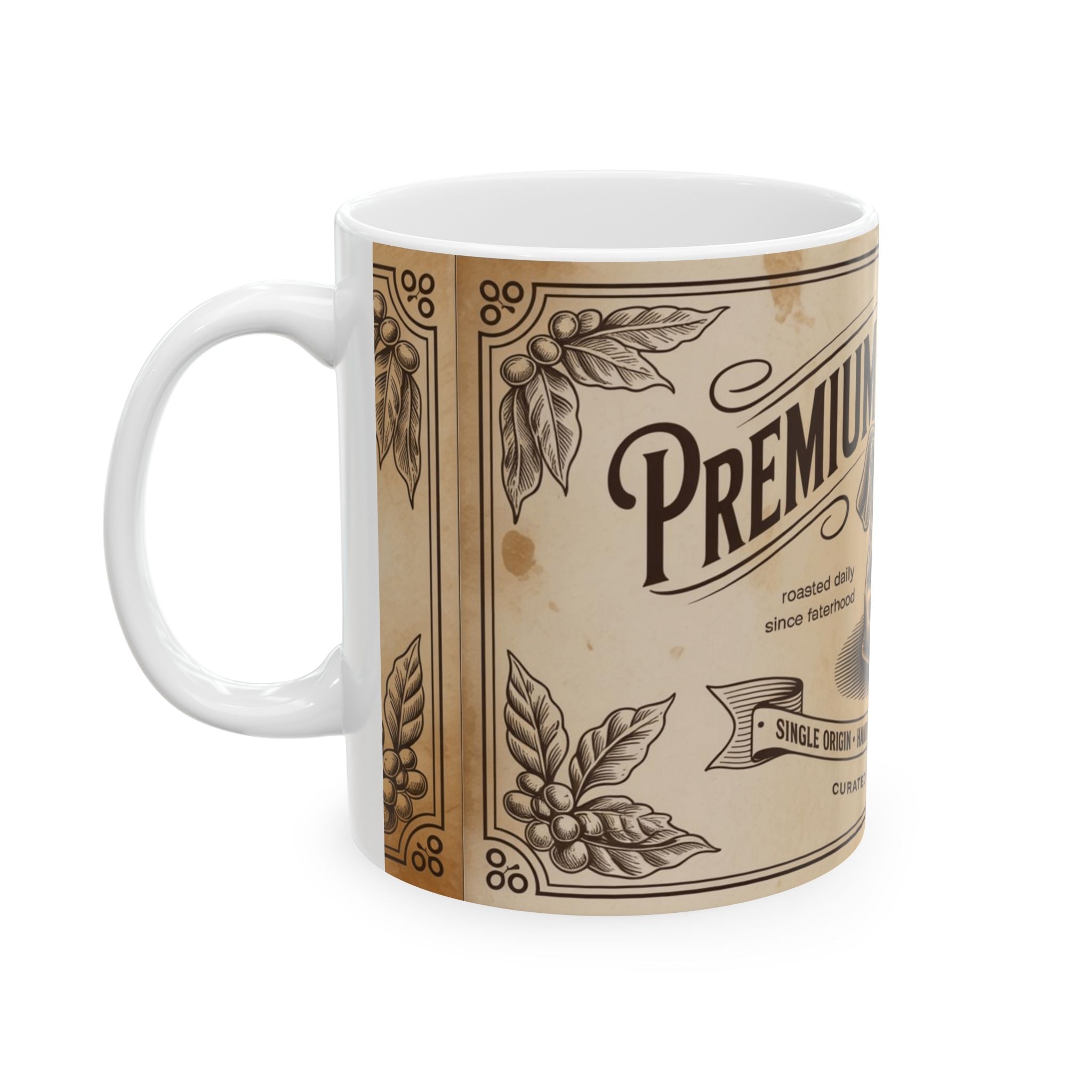 Premium Dad Blend Ceramic Mug, (11oz, 15oz)