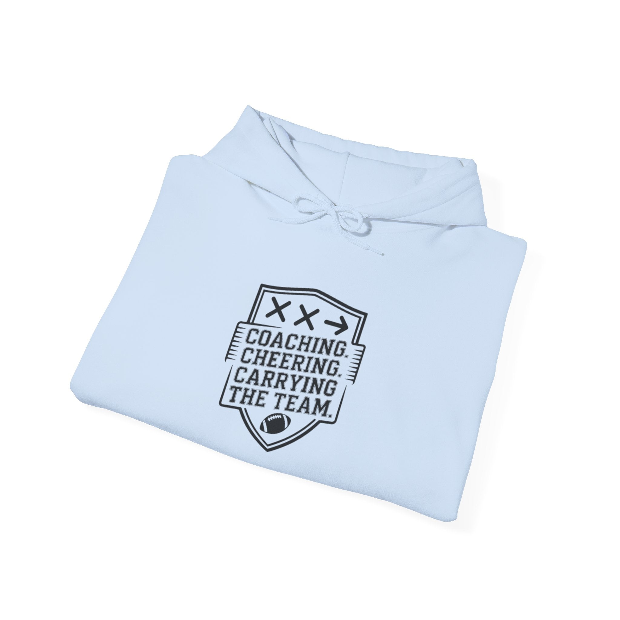 Sideline Commander Sports Parent Playbook  Hoodie — Athletic Team Spirit Sweatshirt