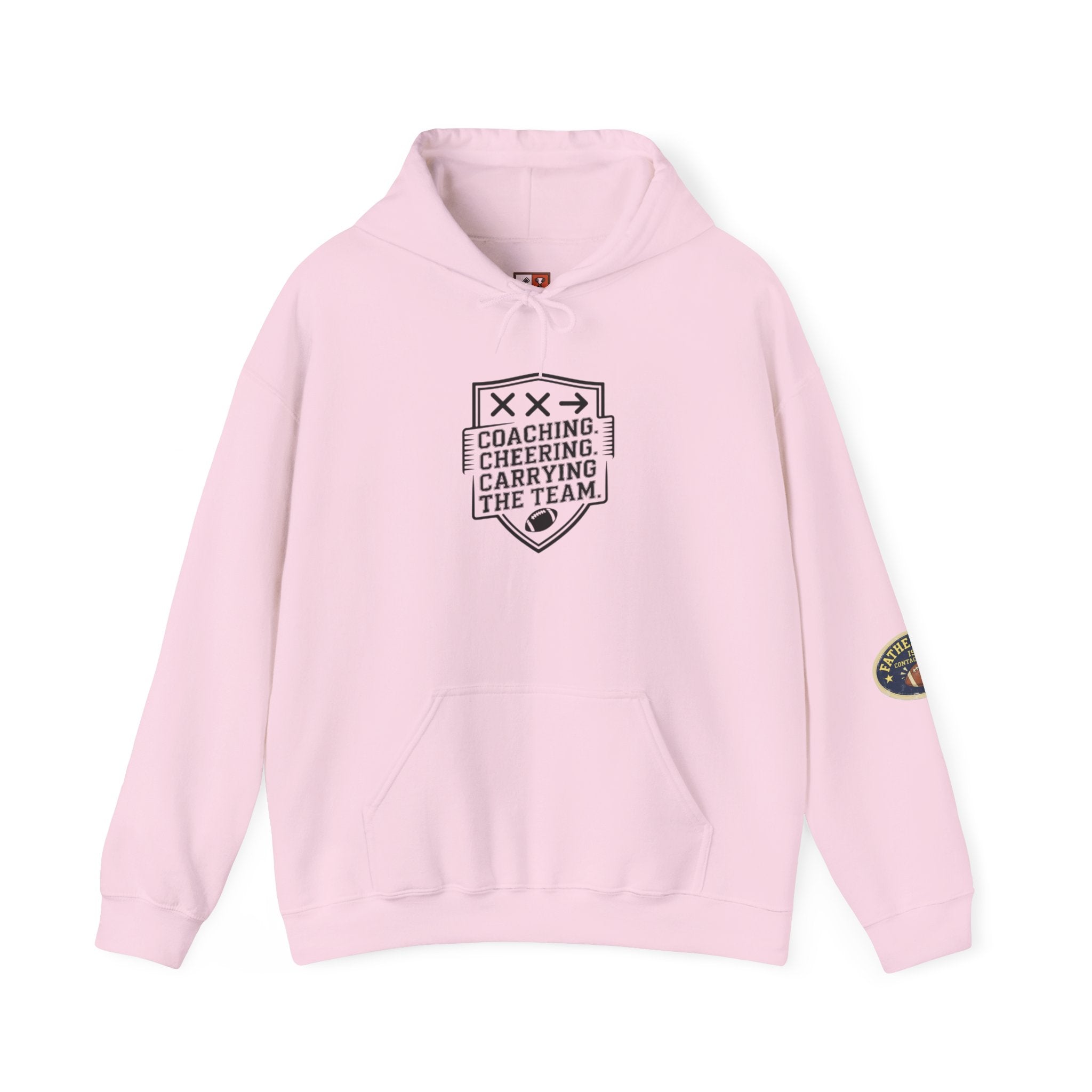 Sideline Commander Sports Parent Playbook  Hoodie — Athletic Team Spirit Sweatshirt