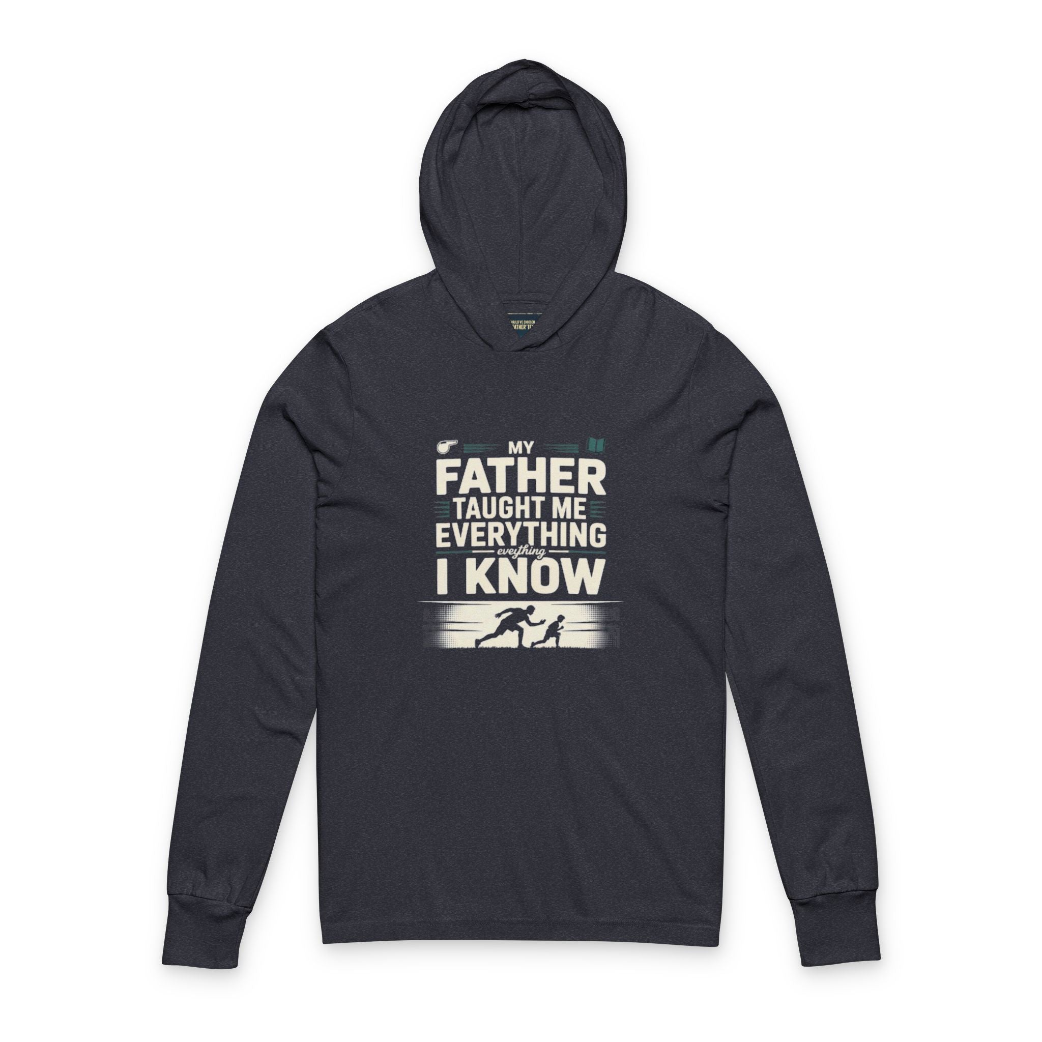 Unisex Hooded Tee - Funny Father-Son Rivalry Design