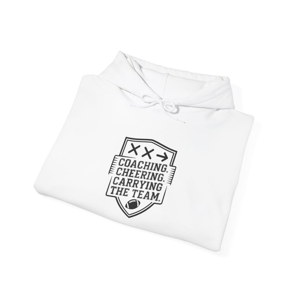 Sideline Commander Sports Parent Playbook  Hoodie — Athletic Team Spirit Sweatshirt