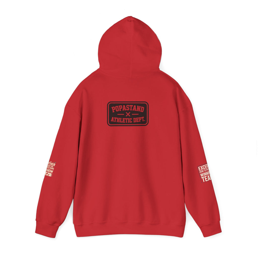 Vintage 1970s College Football Hoodie - Fatherhood is a Contact Sport
